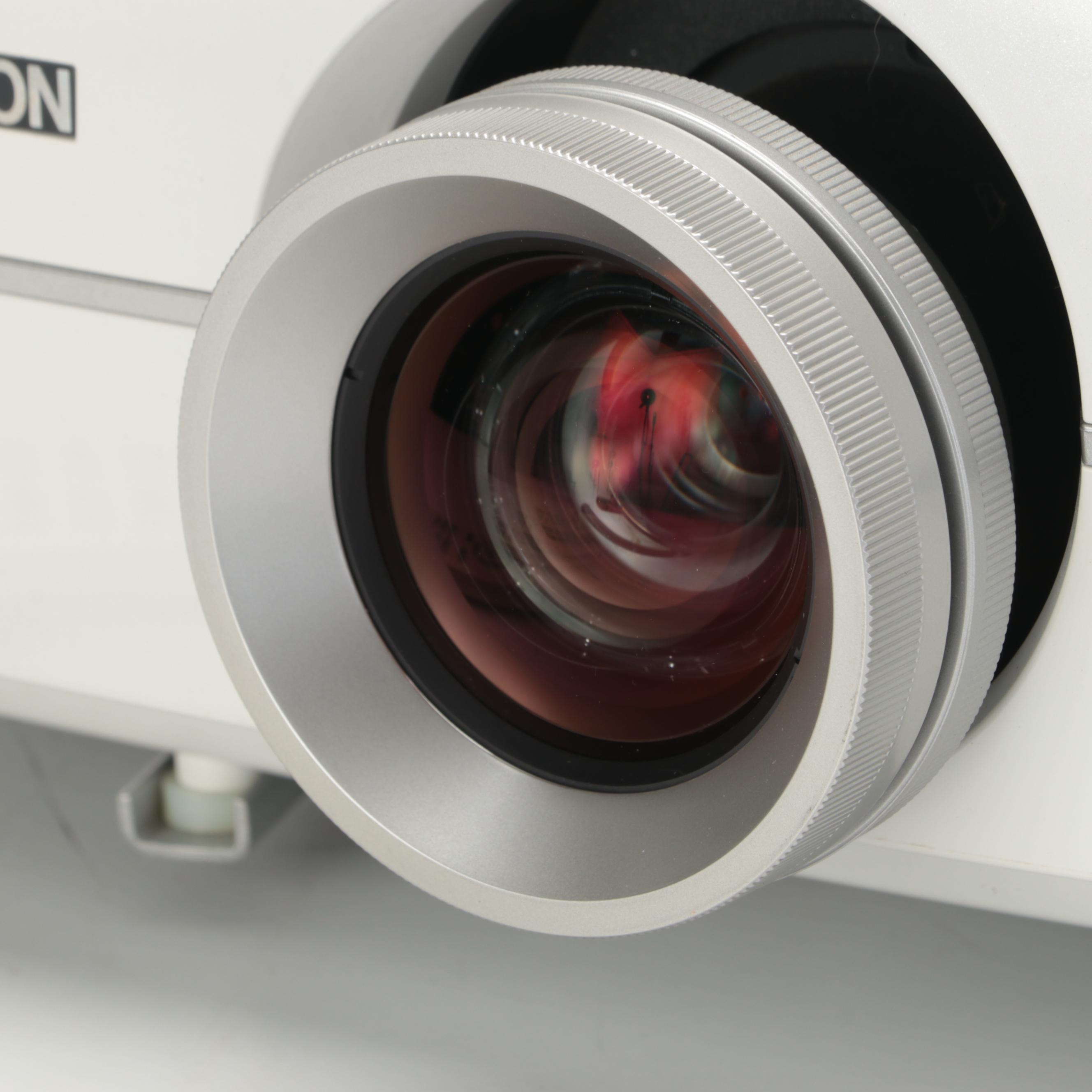 Epson HD Cinema Projector, Kodak Carousel Slide Projector With Accessories