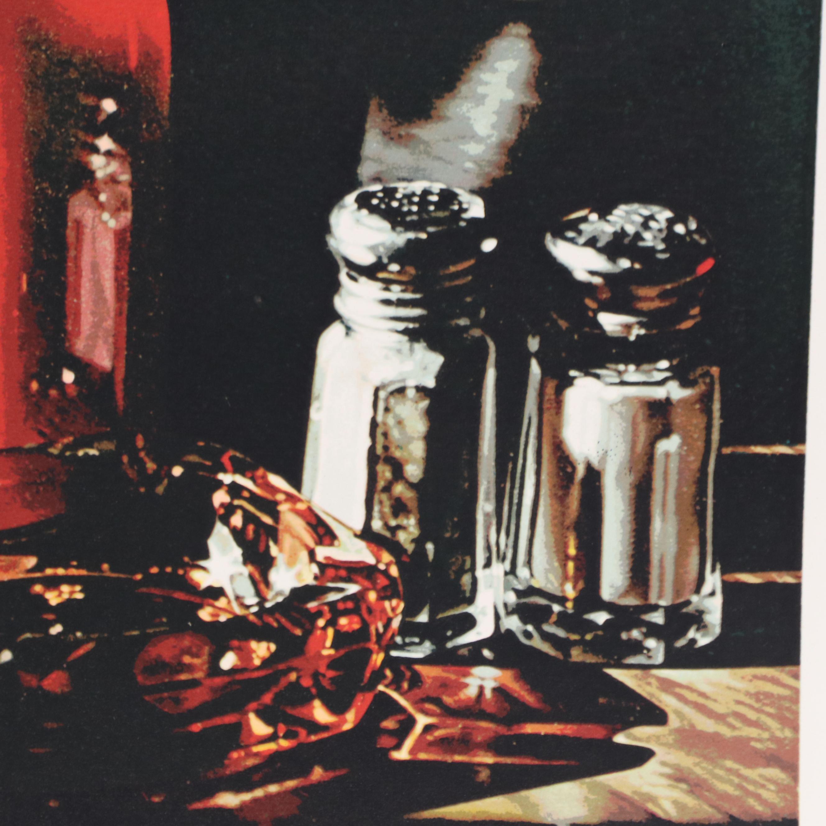 Ralph Goings Serigraph "Still Life with Sugars," 1981