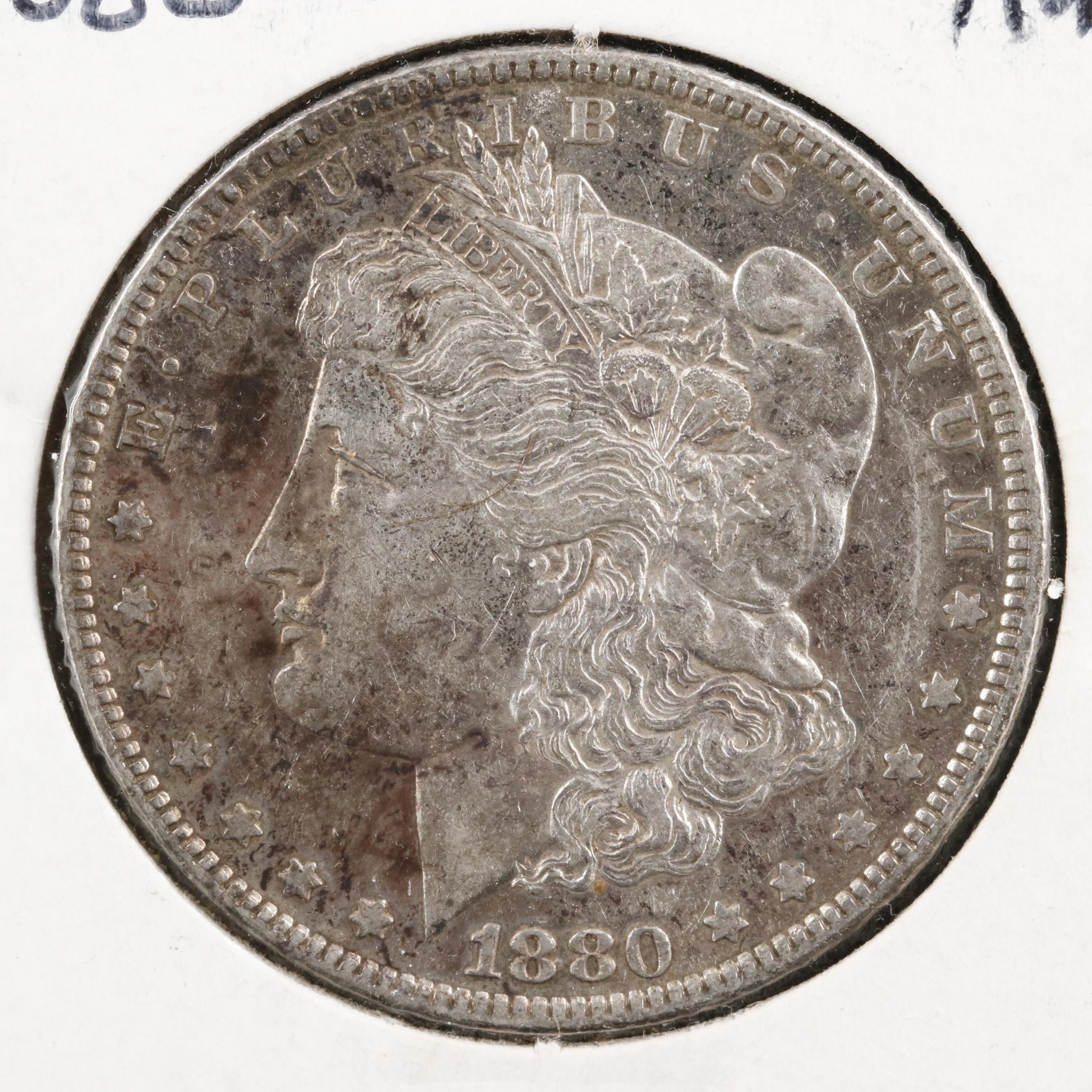 Four New Orleans Mint Morgan Dollars 1879-O,1882-O, 1885-O, and 1888-O