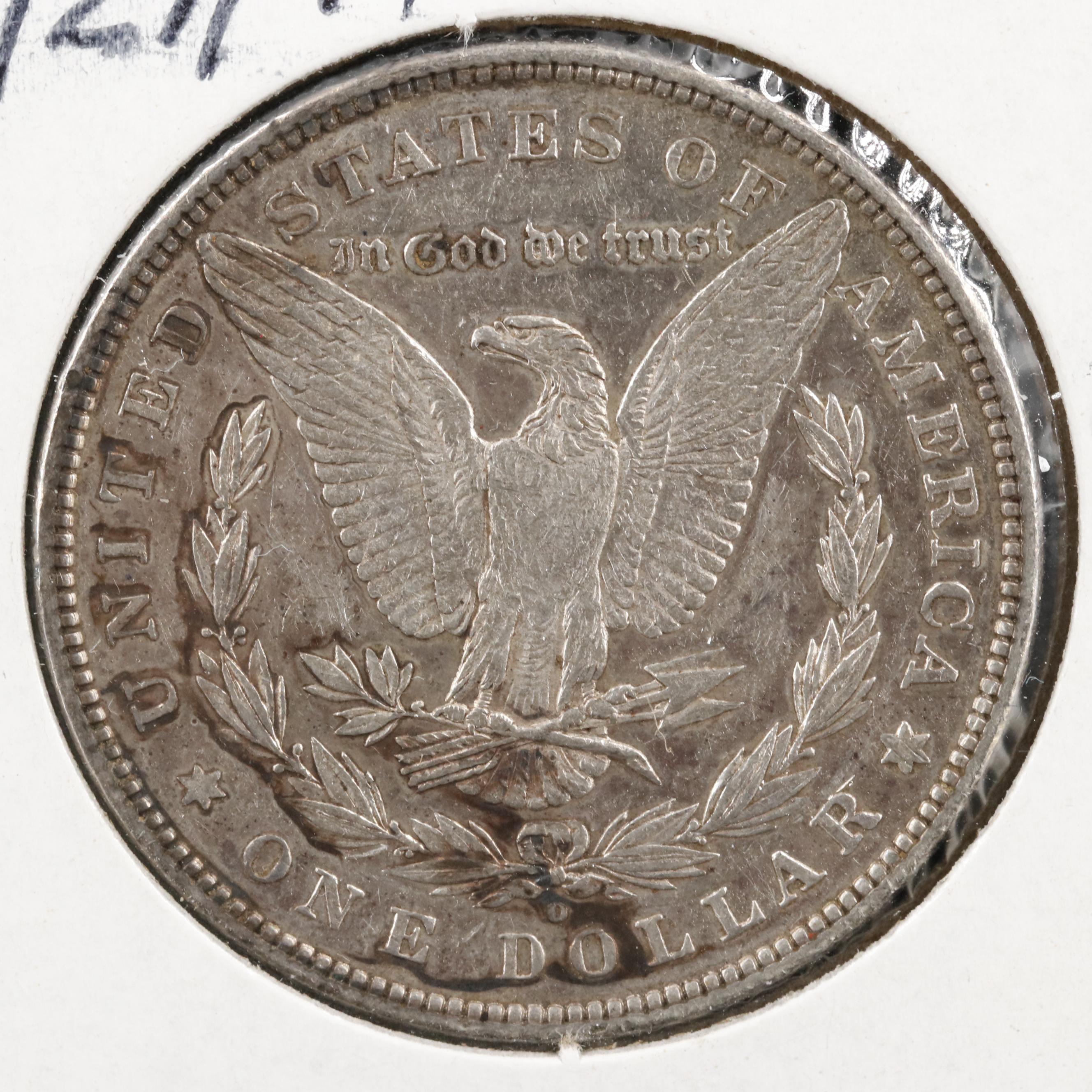 Four New Orleans Mint Morgan Dollars 1879-O,1882-O, 1885-O, and 1888-O