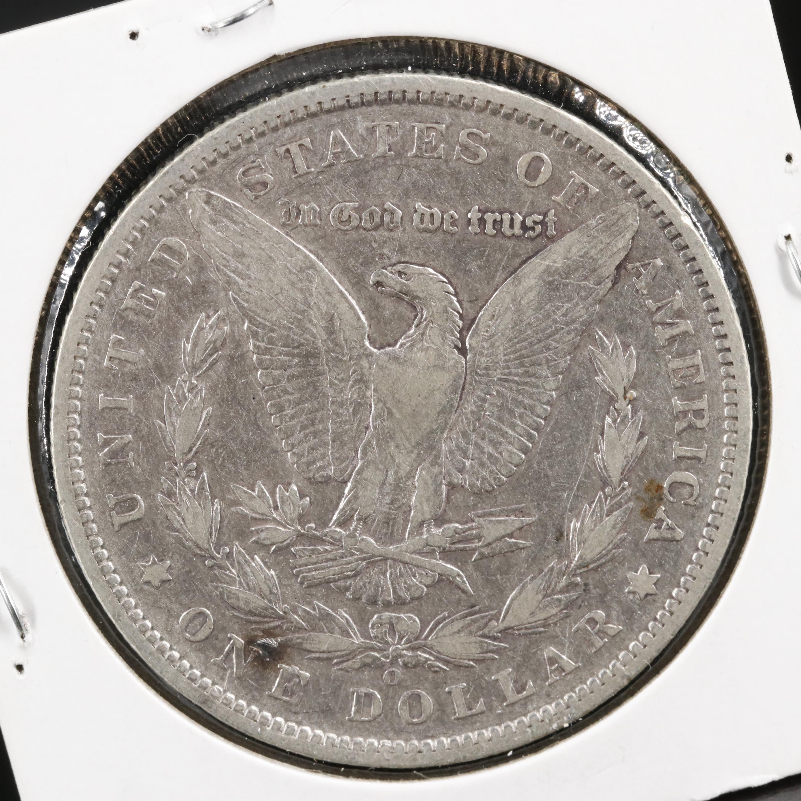 Four New Orleans Mint Morgan Dollars 1879-O,1882-O, 1885-O, and 1888-O