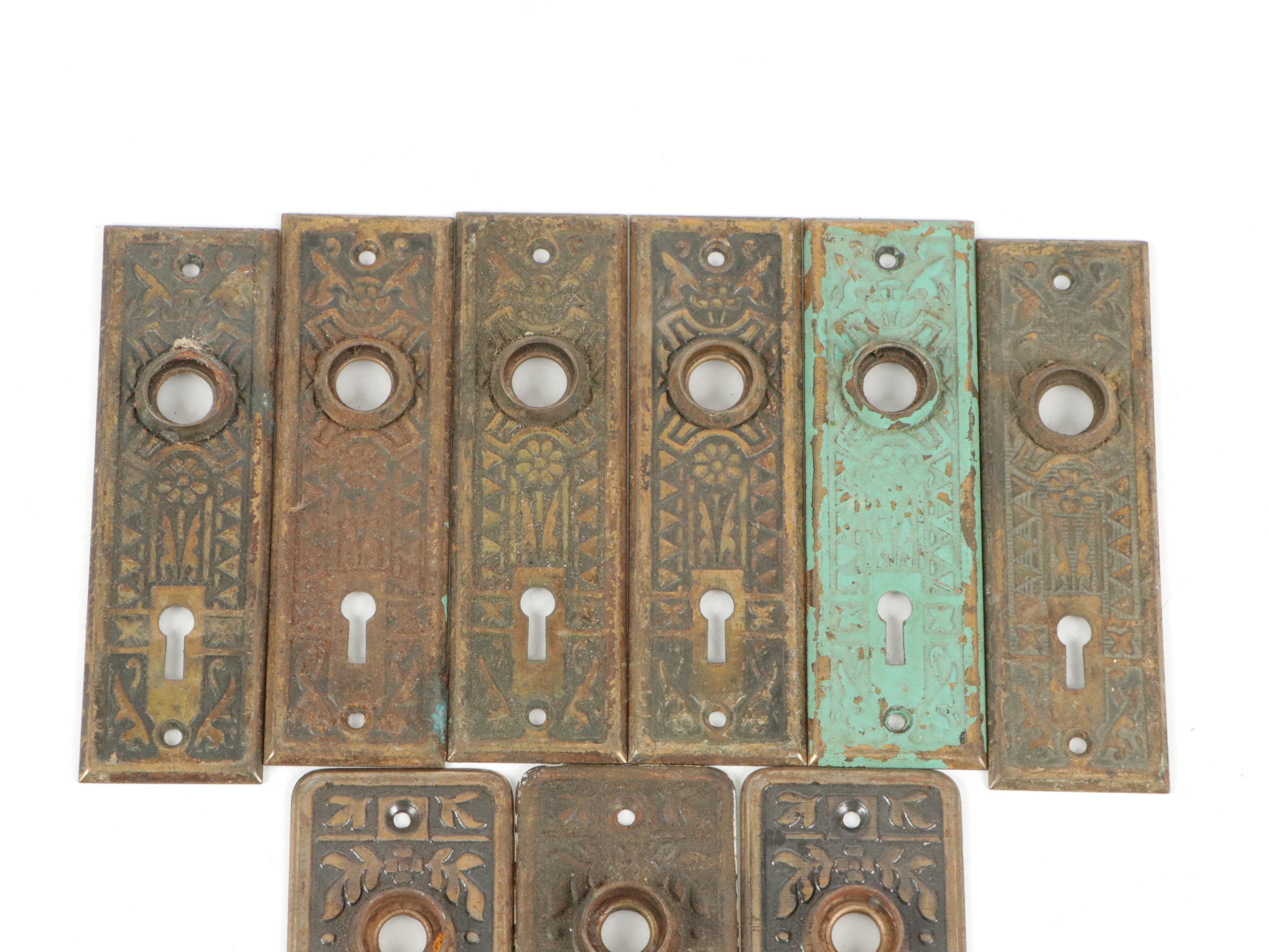 Cast Metal Interior Door Backplates