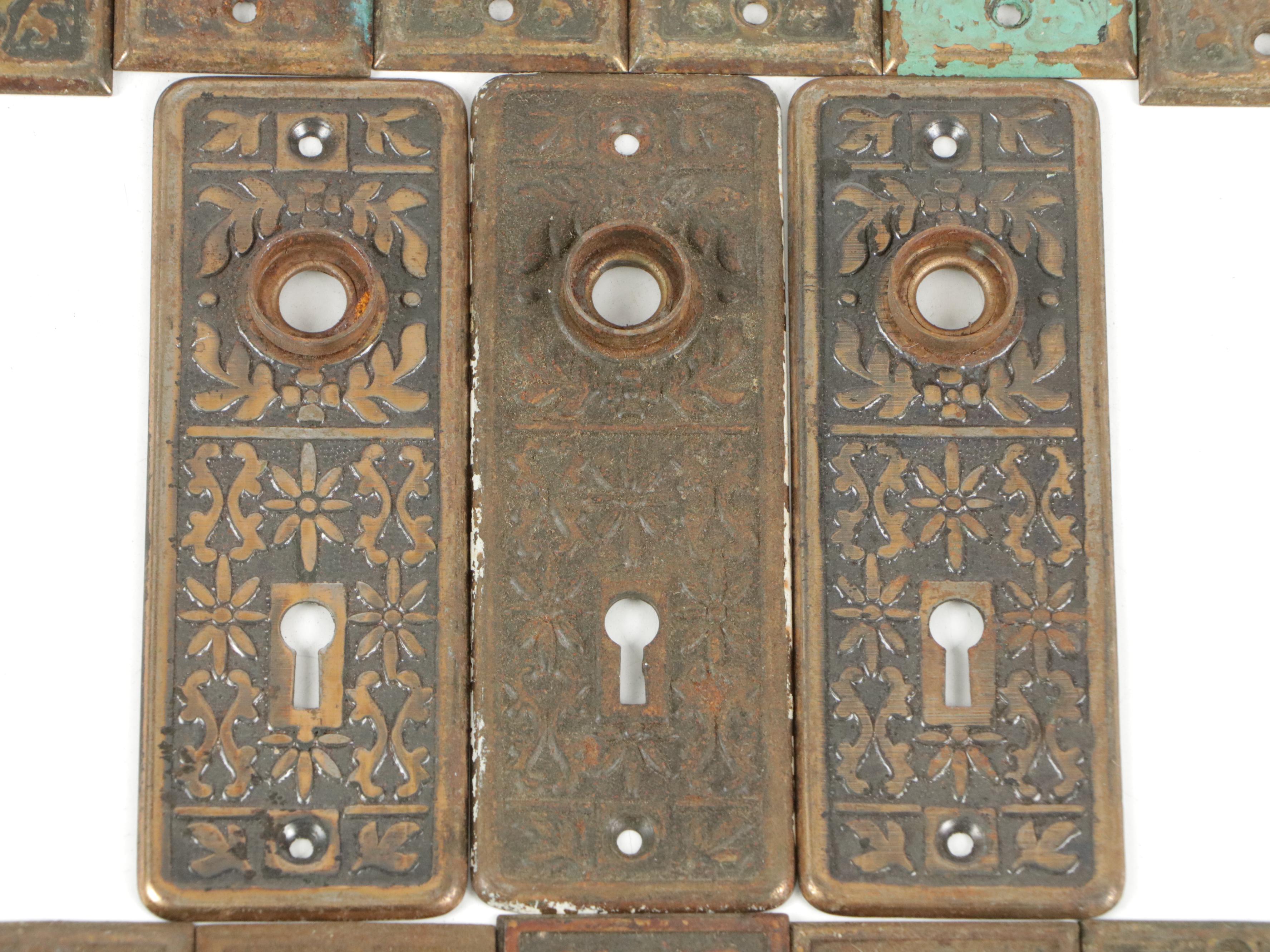 Cast Metal Interior Door Backplates