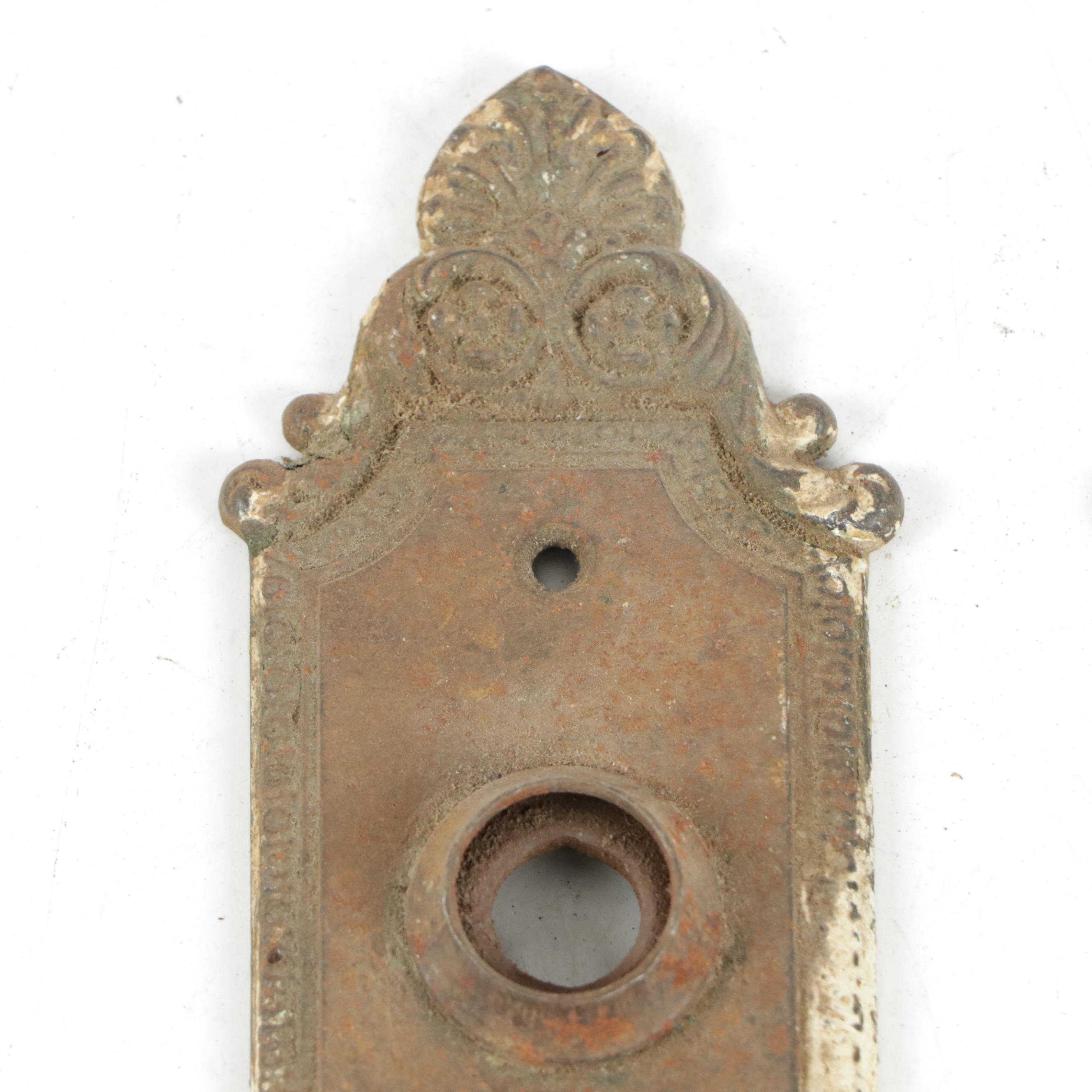 Cast Metal Interior Door Backplates