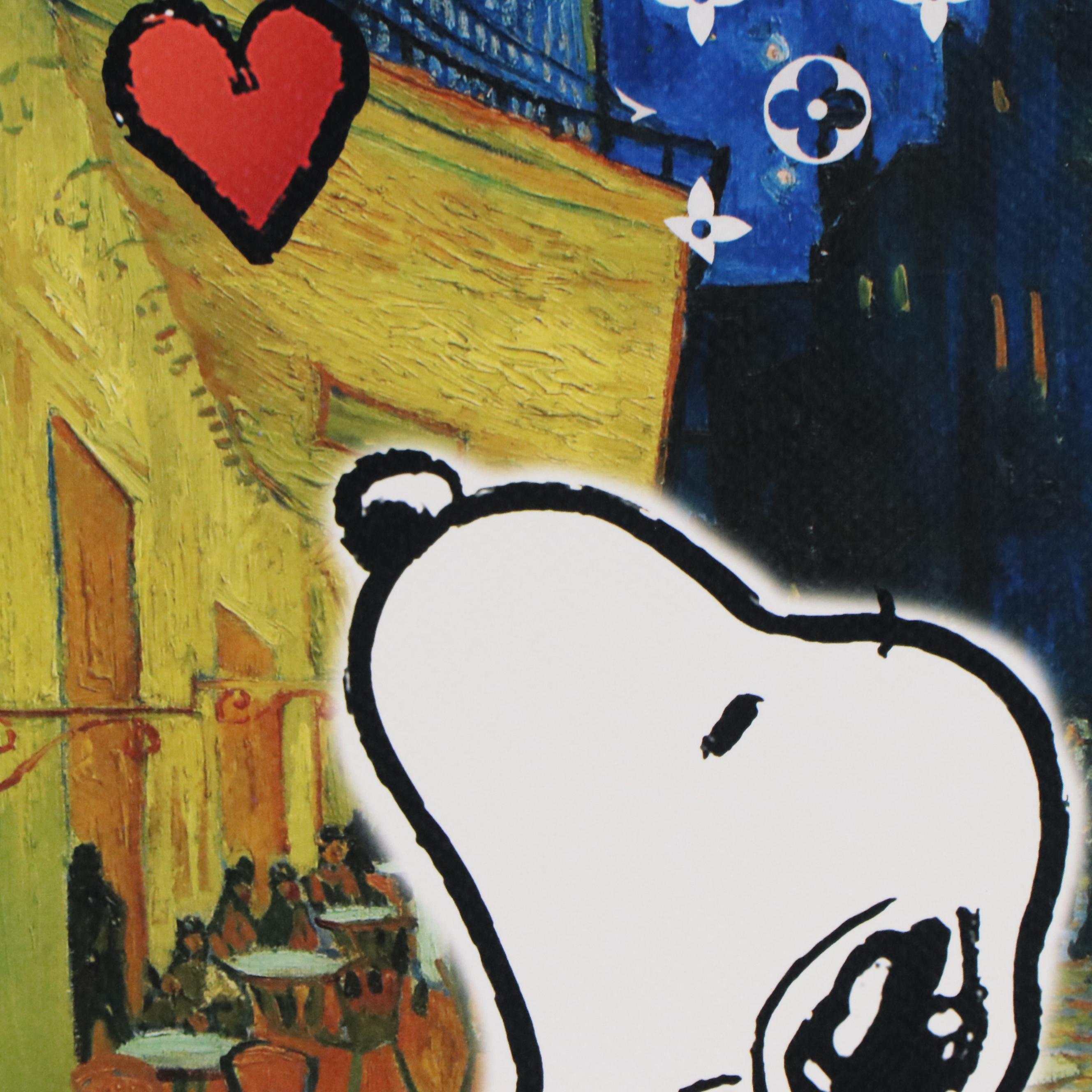 Death NYC Pop Art Graphic Print of Snoopy x Van Gogh, 2023