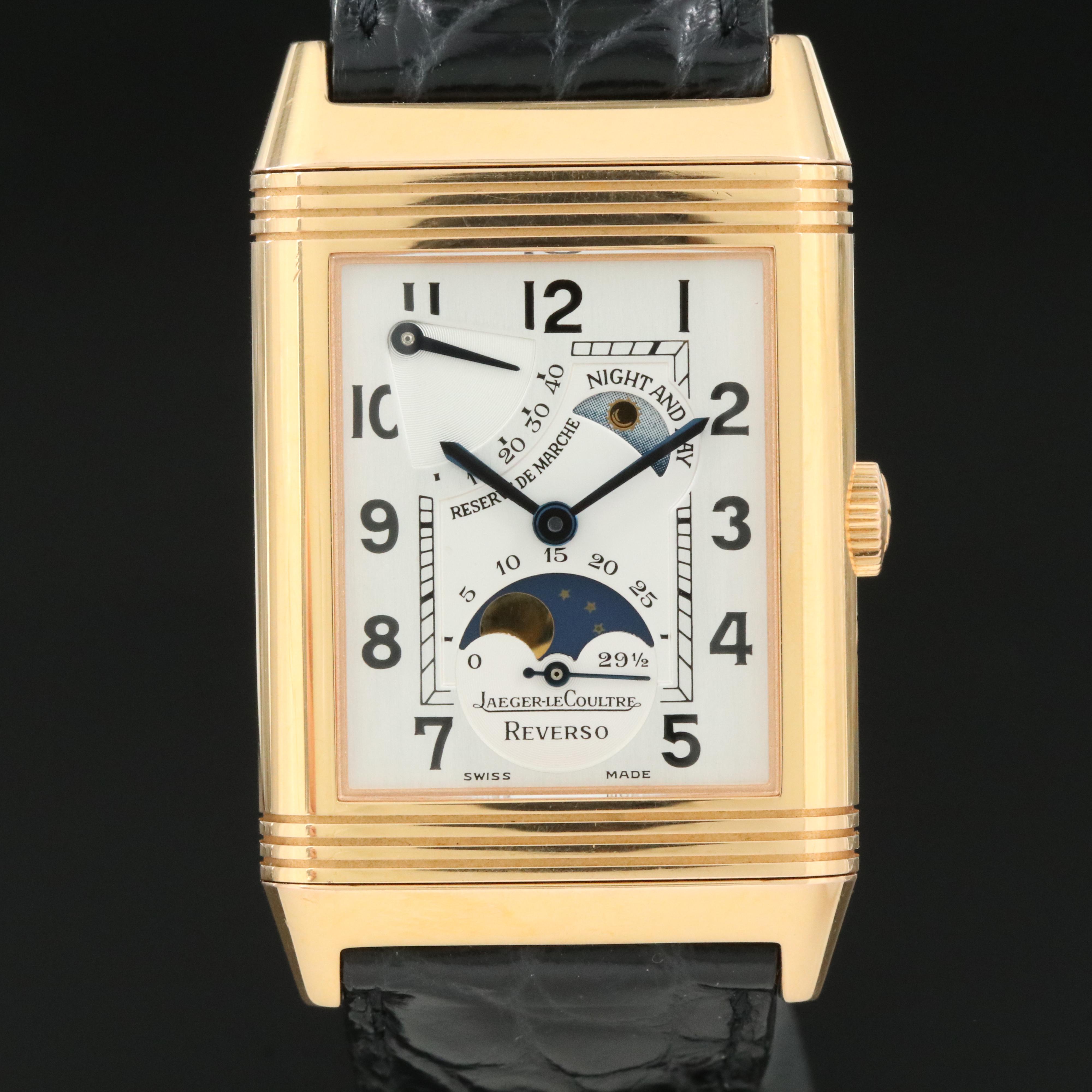 18K Jaeger-LeCoultre Reverso Sun Moon Watch