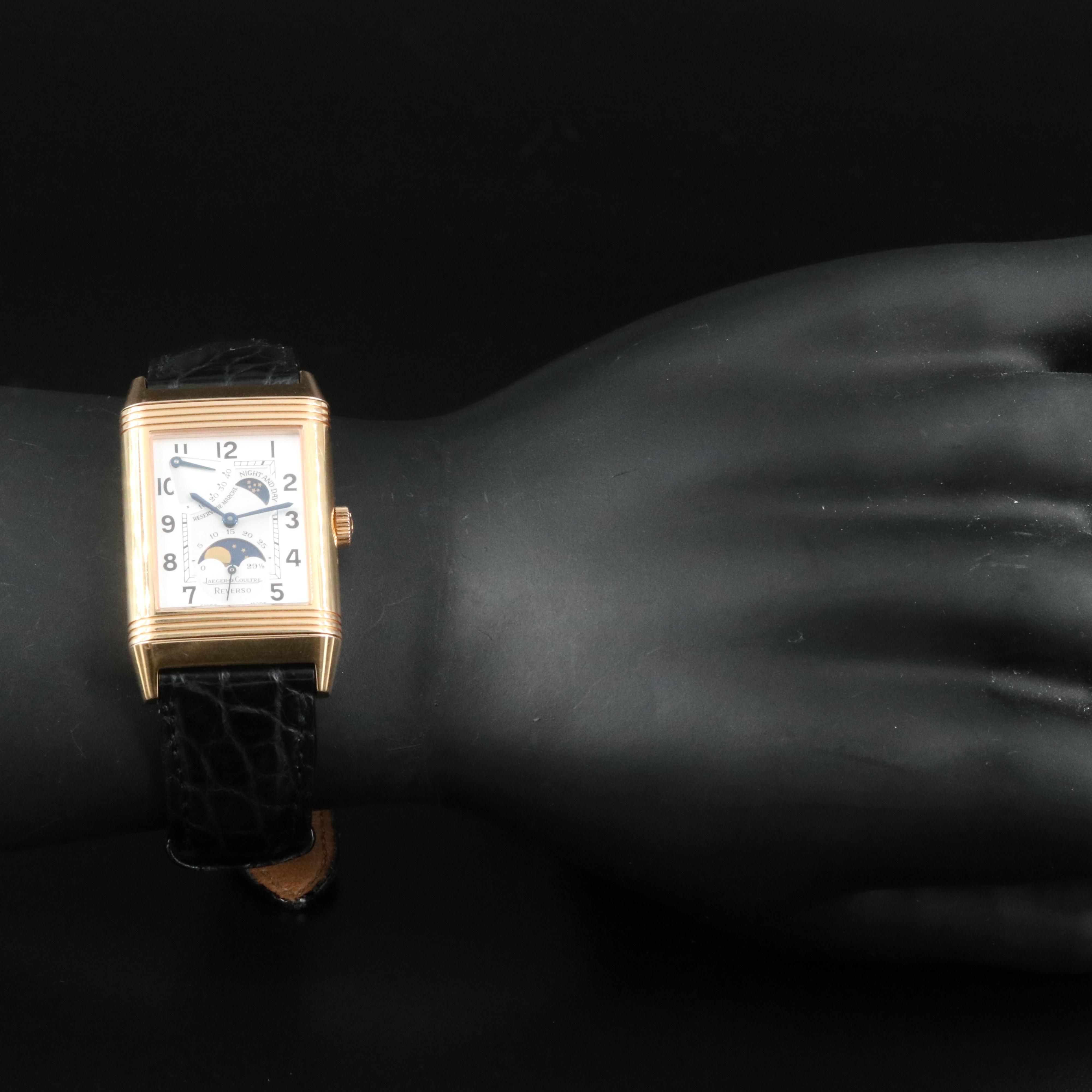 18K Jaeger-LeCoultre Reverso Sun Moon Watch