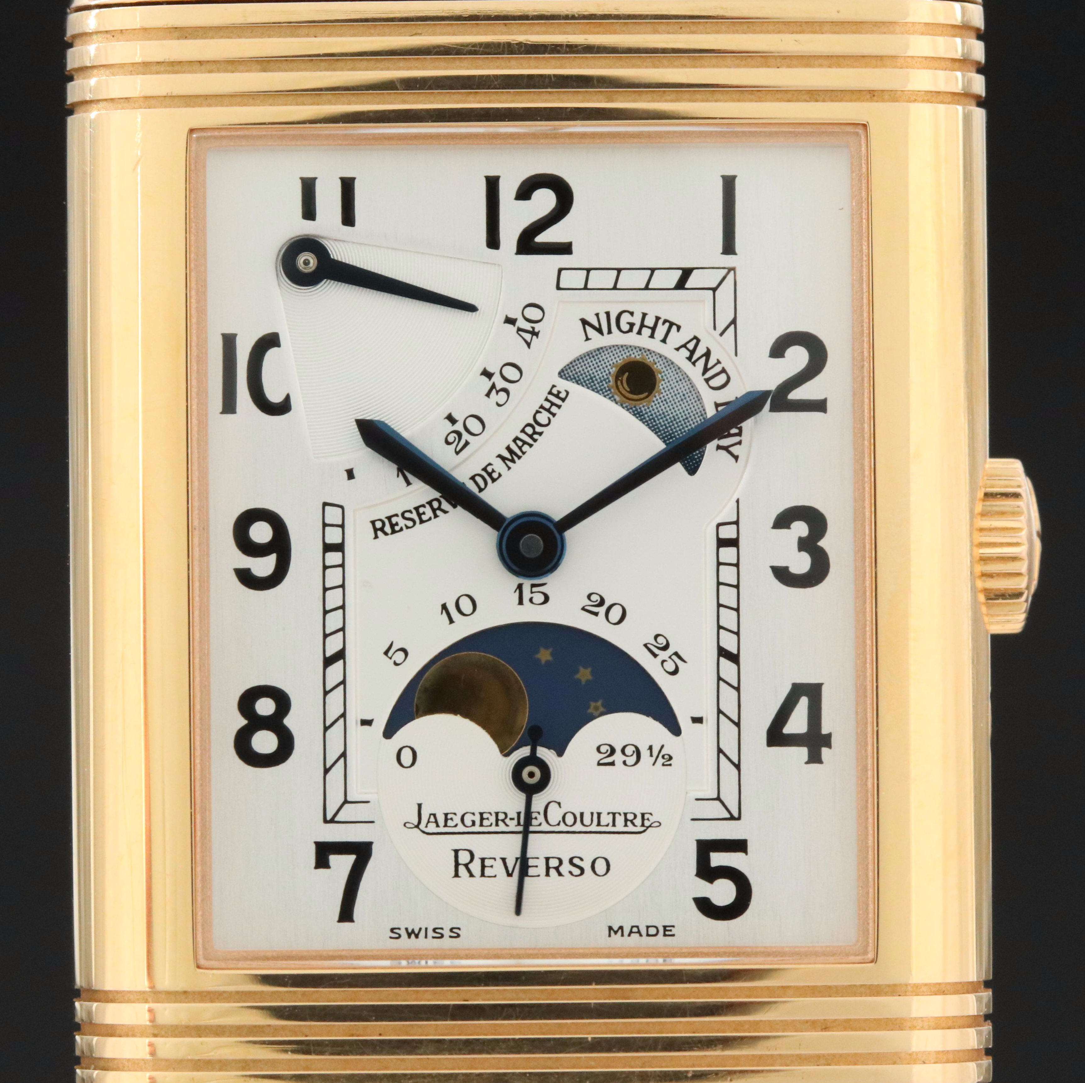 18K Jaeger-LeCoultre Reverso Sun Moon Watch