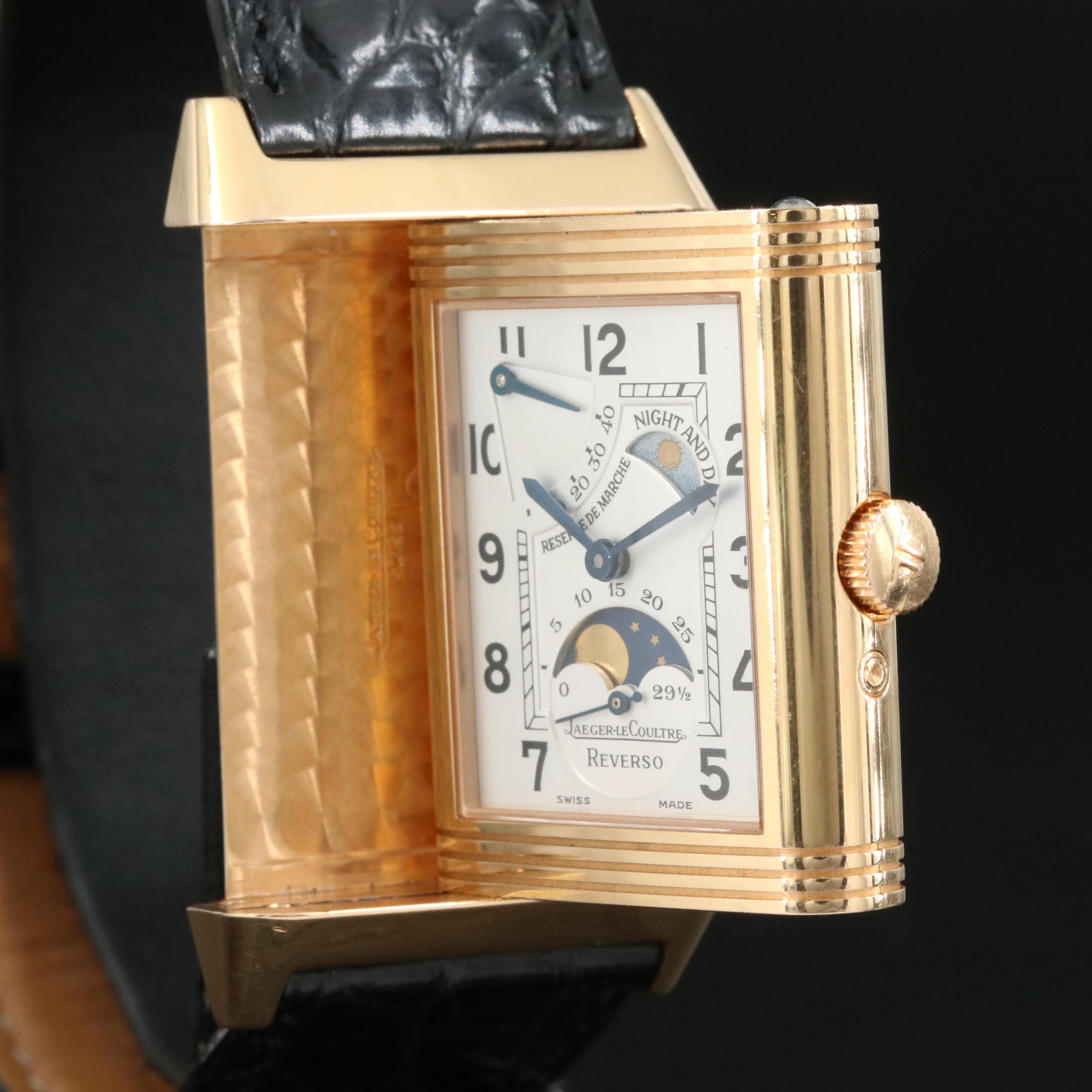 18K Jaeger-LeCoultre Reverso Sun Moon Watch