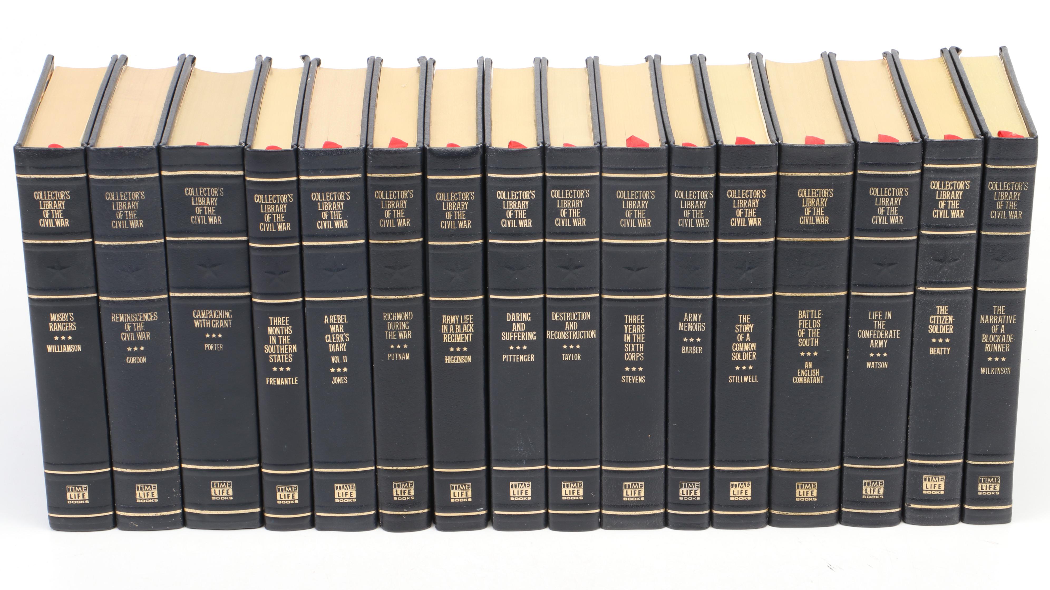 Time-Life "Collector's Library of the Civil War" Sixteen-Volume Set, 1980s