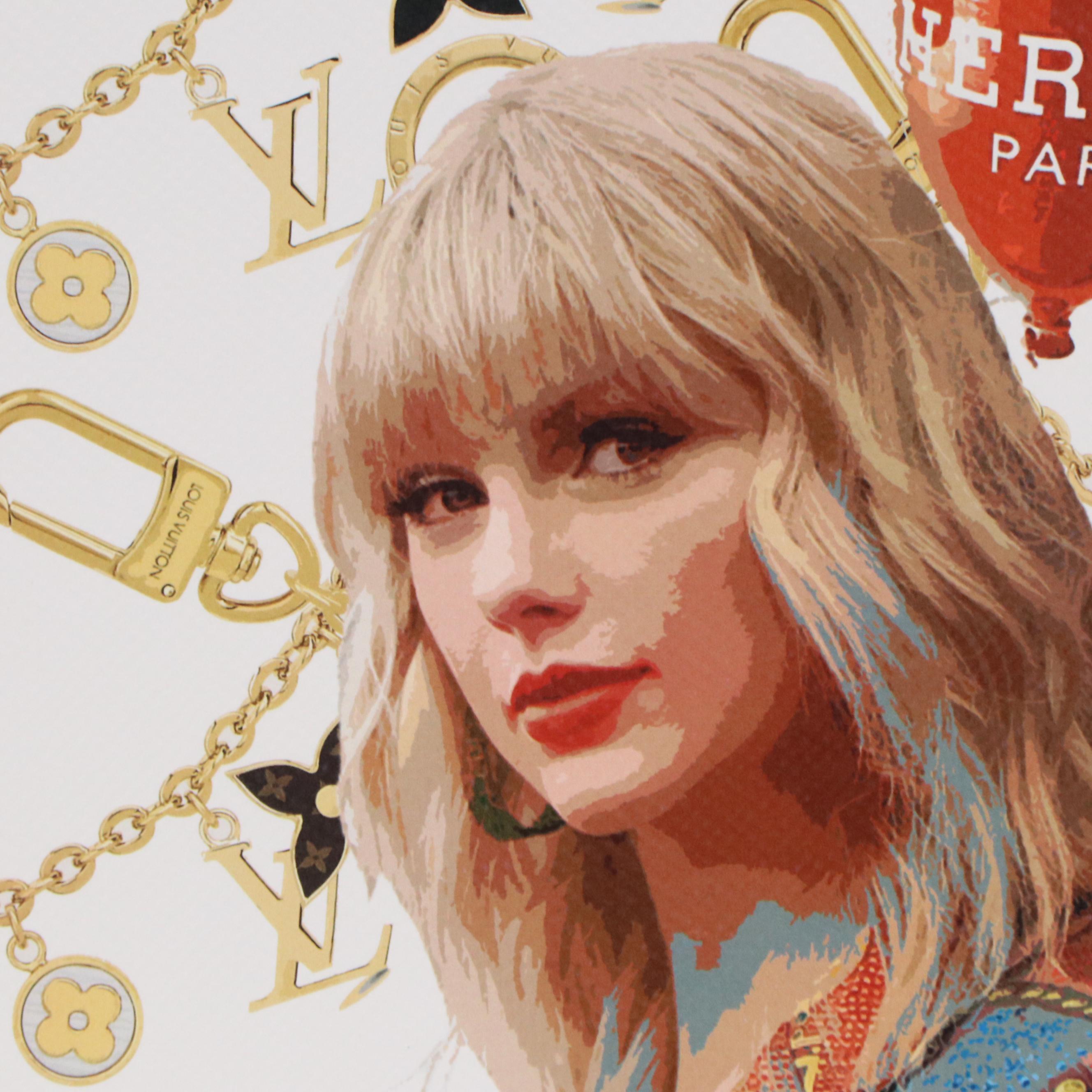 Death NYC Pop Art Graphic Print of Taylor Swift x Louis Vuitton, 2023
