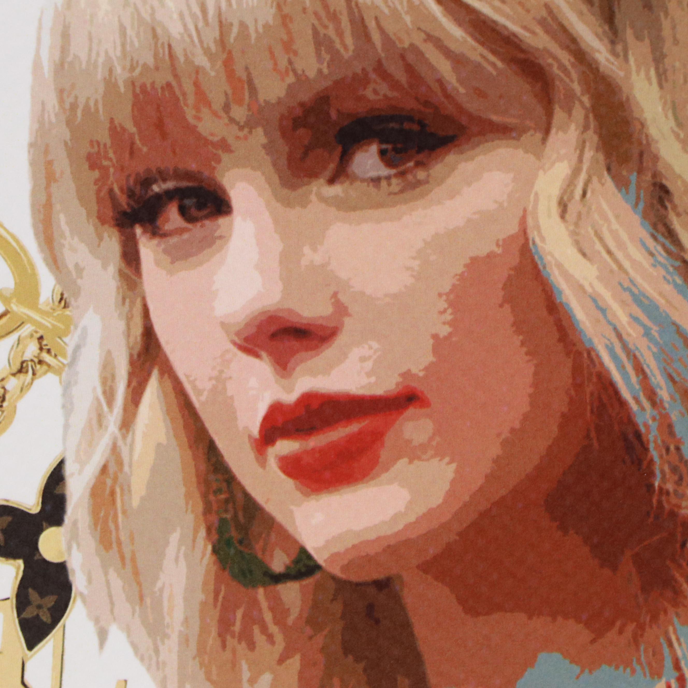 Death NYC Pop Art Graphic Print of Taylor Swift x Louis Vuitton, 2023