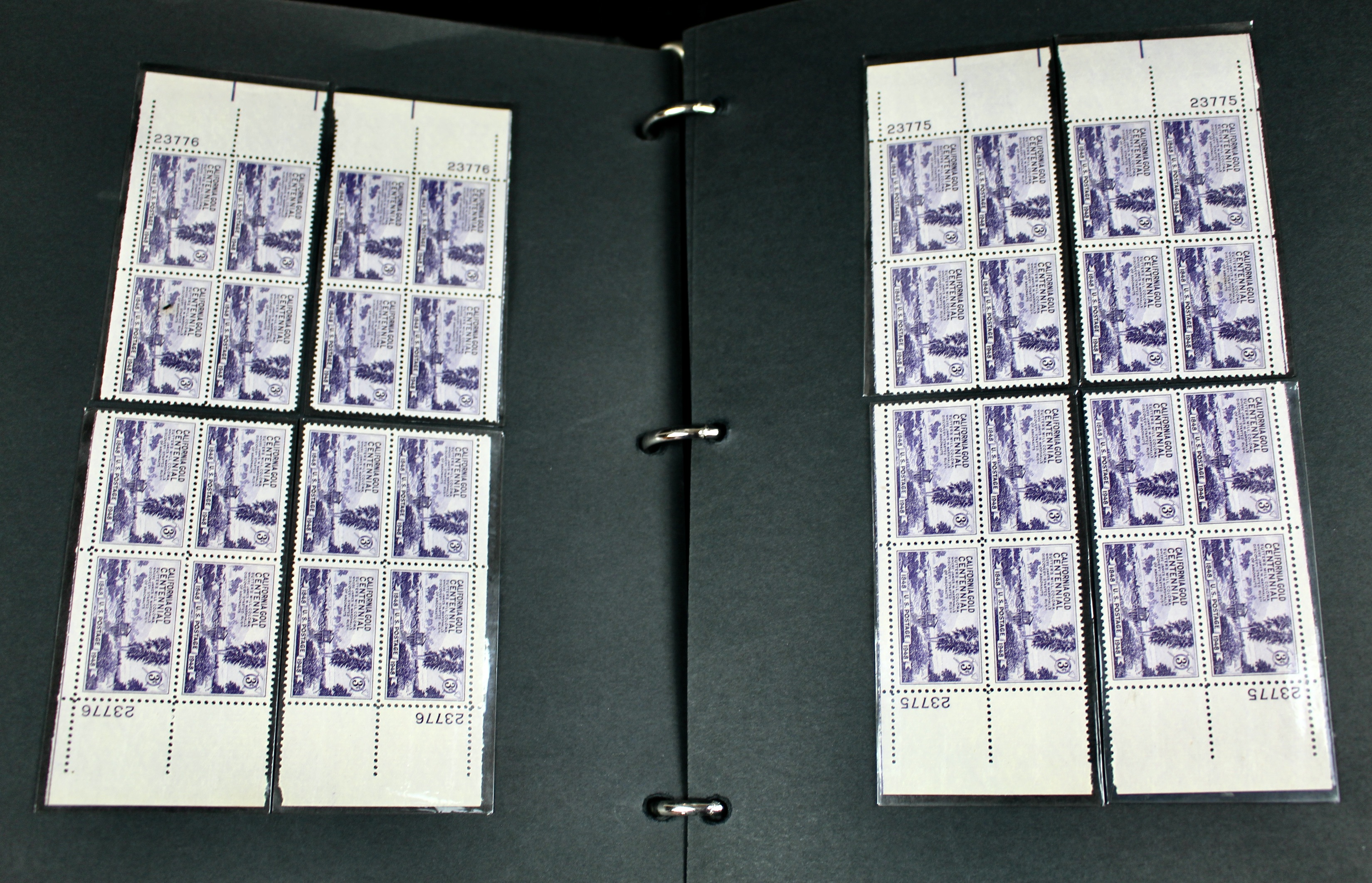 340 Matched Plate Blocks from the 1940's and 1950's