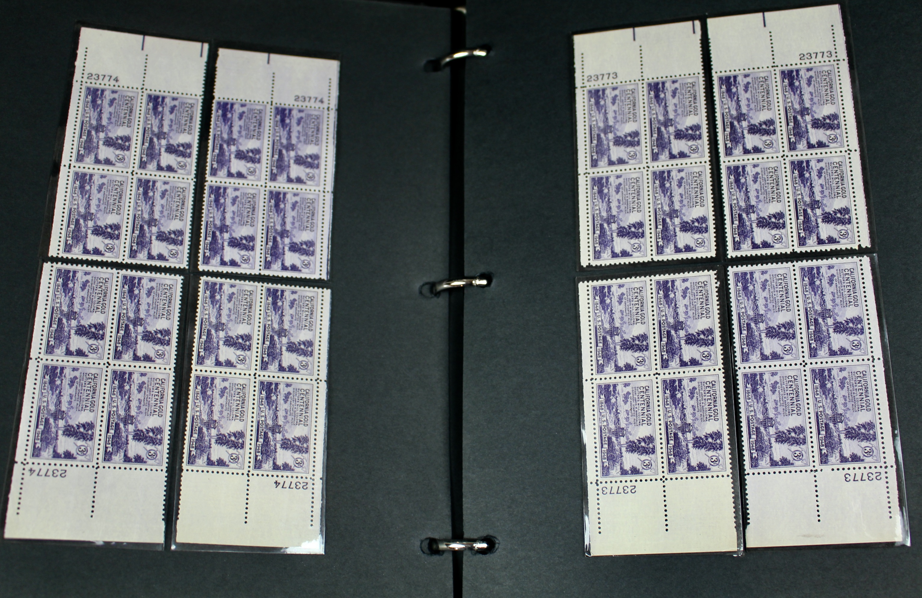 340 Matched Plate Blocks from the 1940's and 1950's