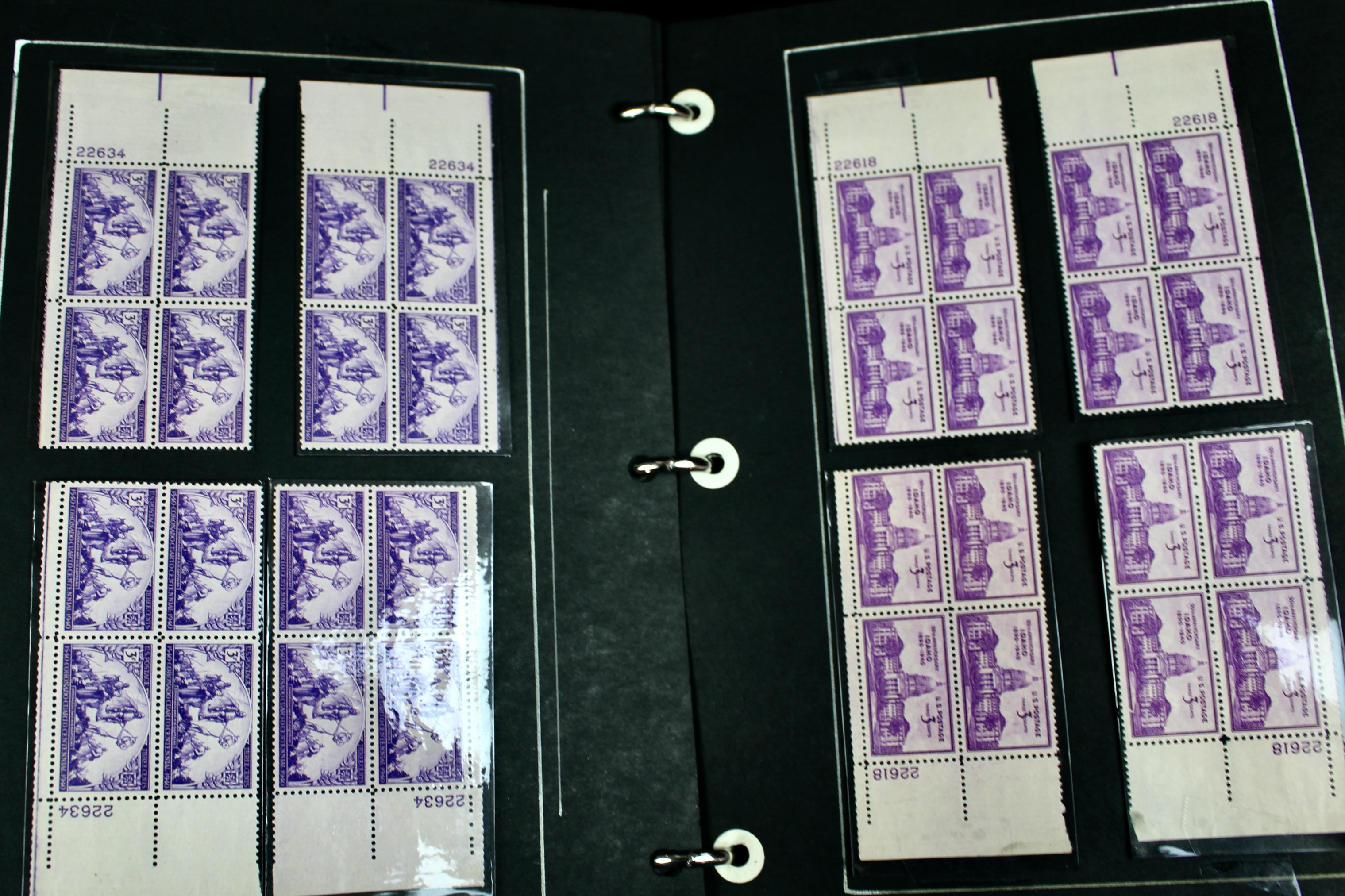 340 Matched Plate Blocks from the 1940's and 1950's