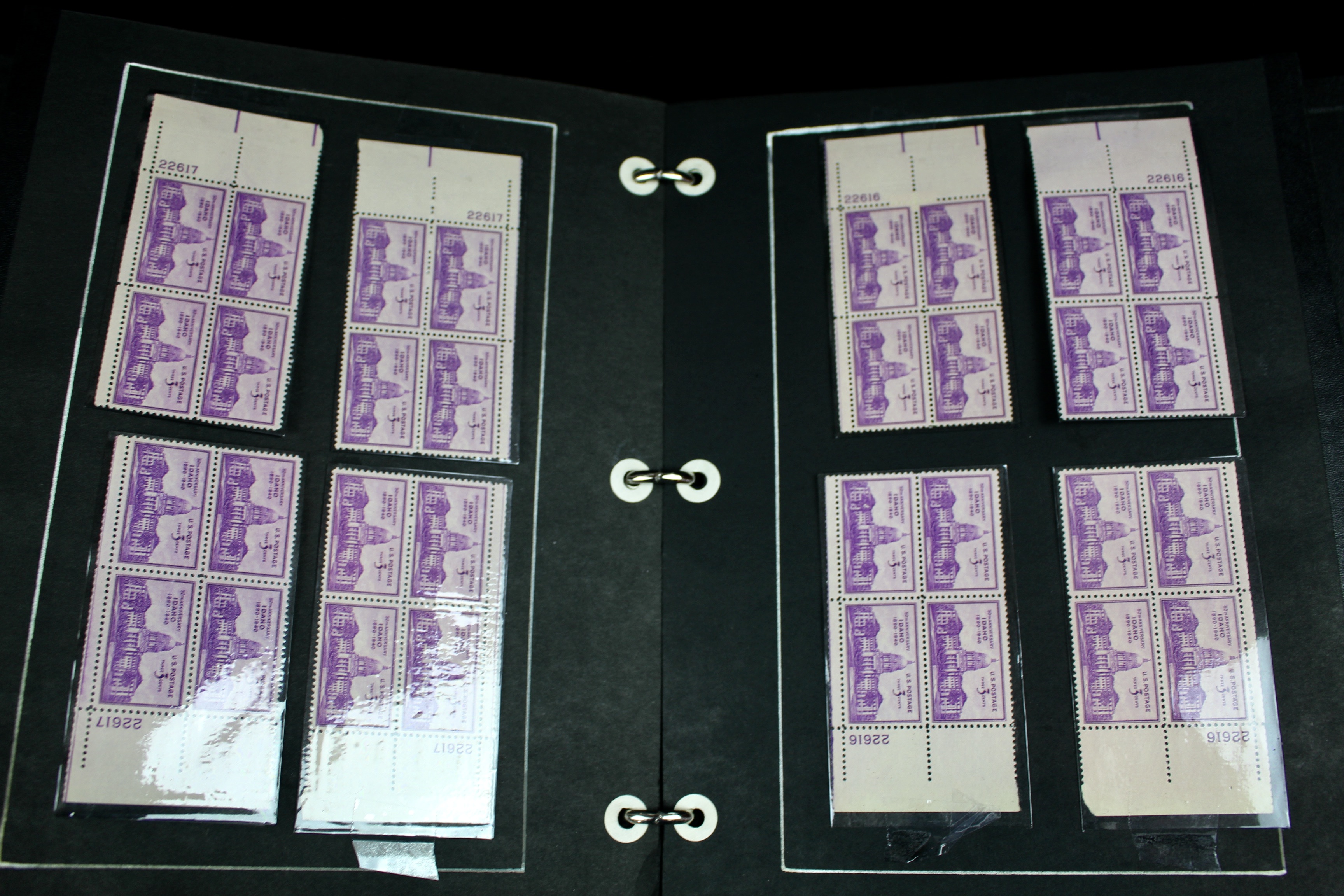 340 Matched Plate Blocks from the 1940's and 1950's