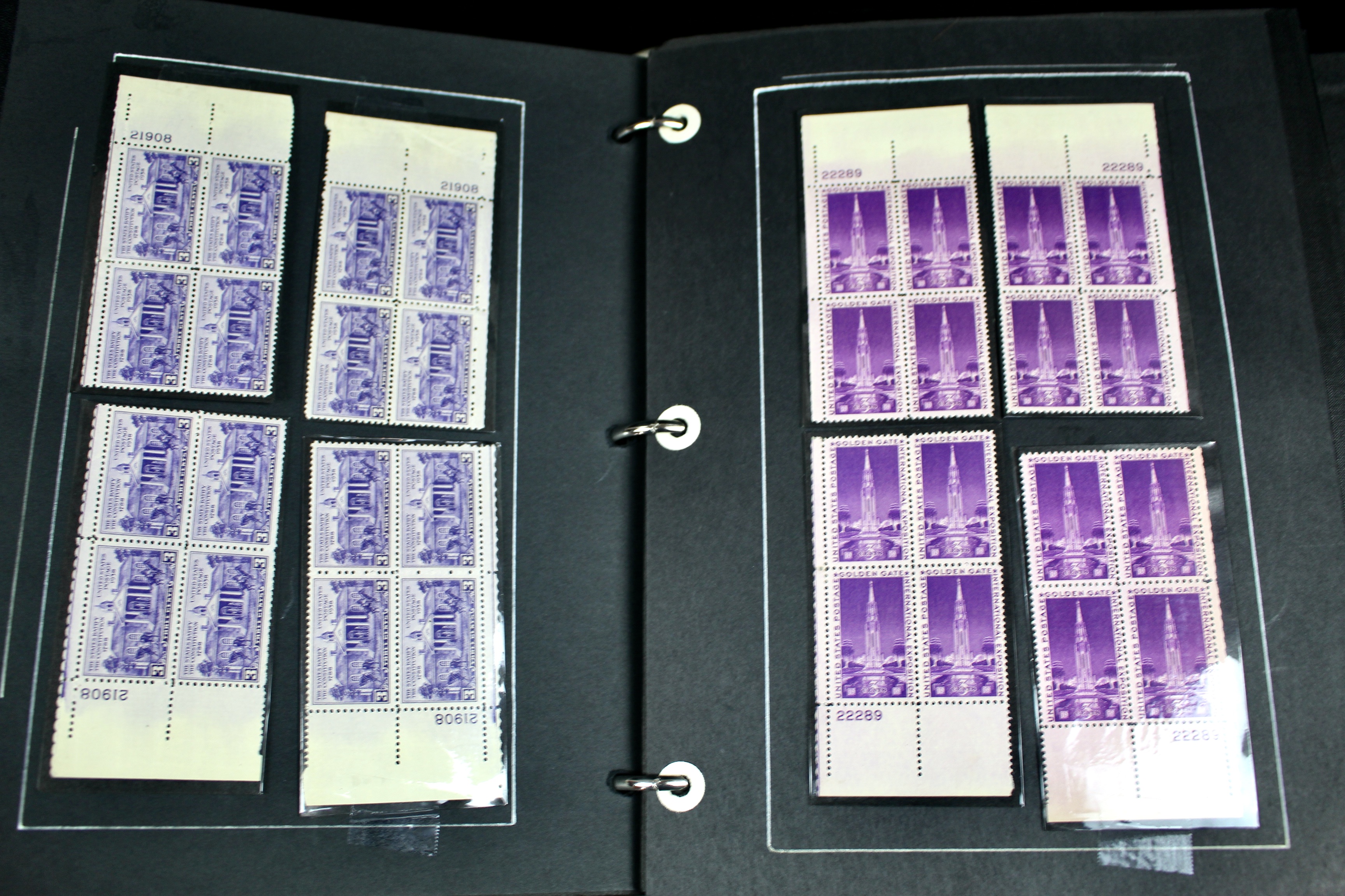 340 Matched Plate Blocks from the 1940's and 1950's