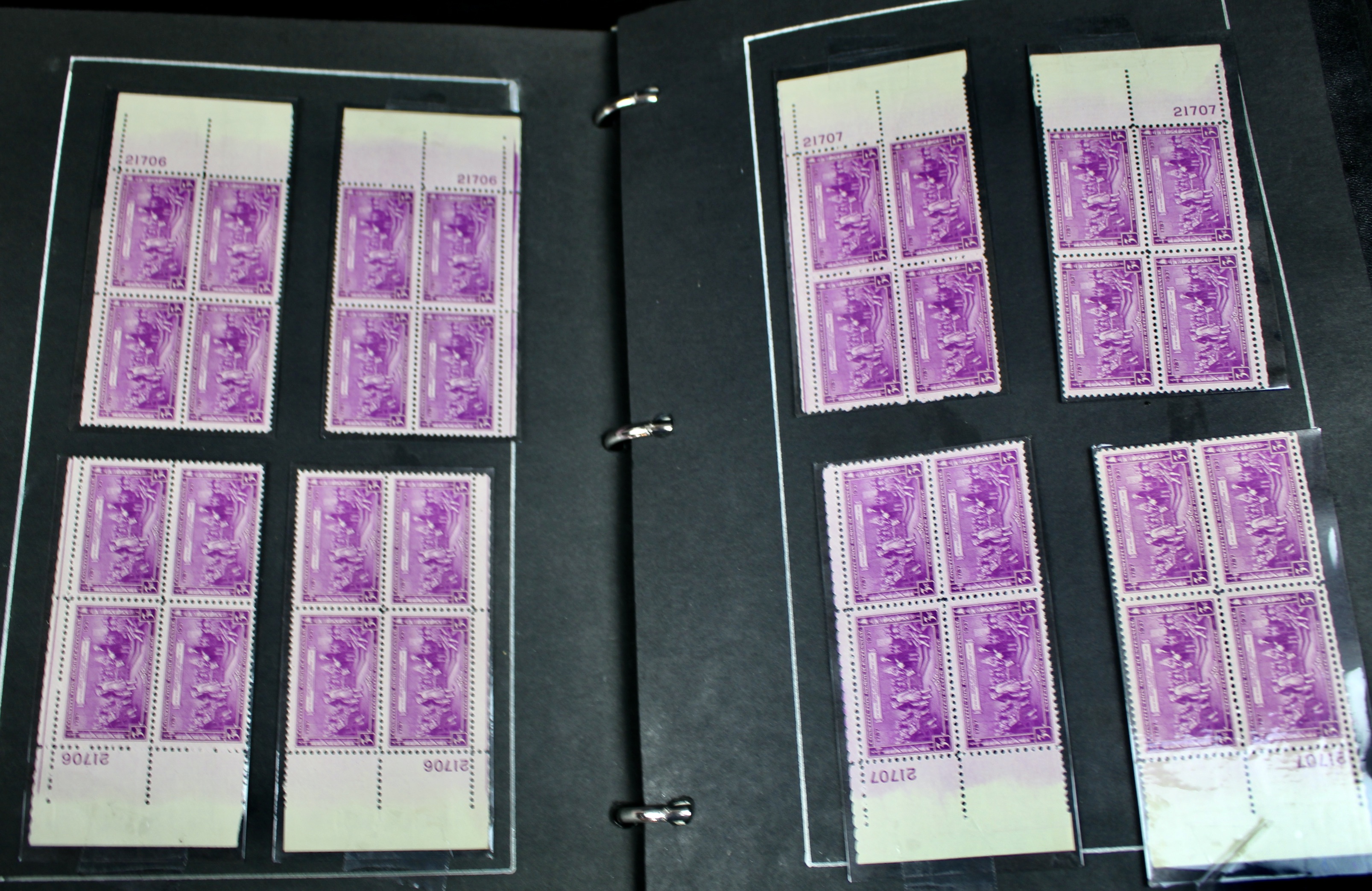 340 Matched Plate Blocks from the 1940's and 1950's