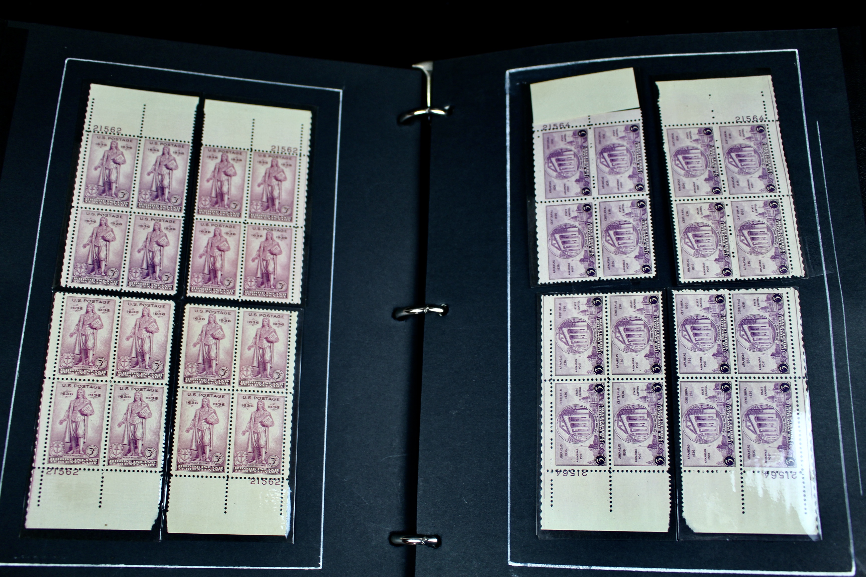 340 Matched Plate Blocks from the 1940's and 1950's