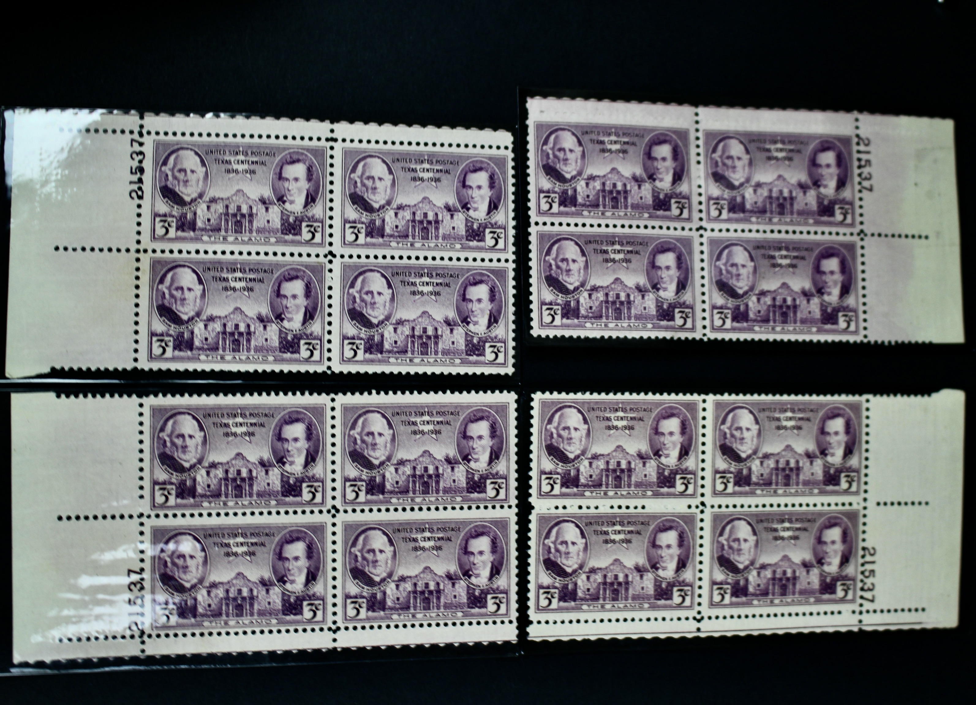 340 Matched Plate Blocks from the 1940's and 1950's