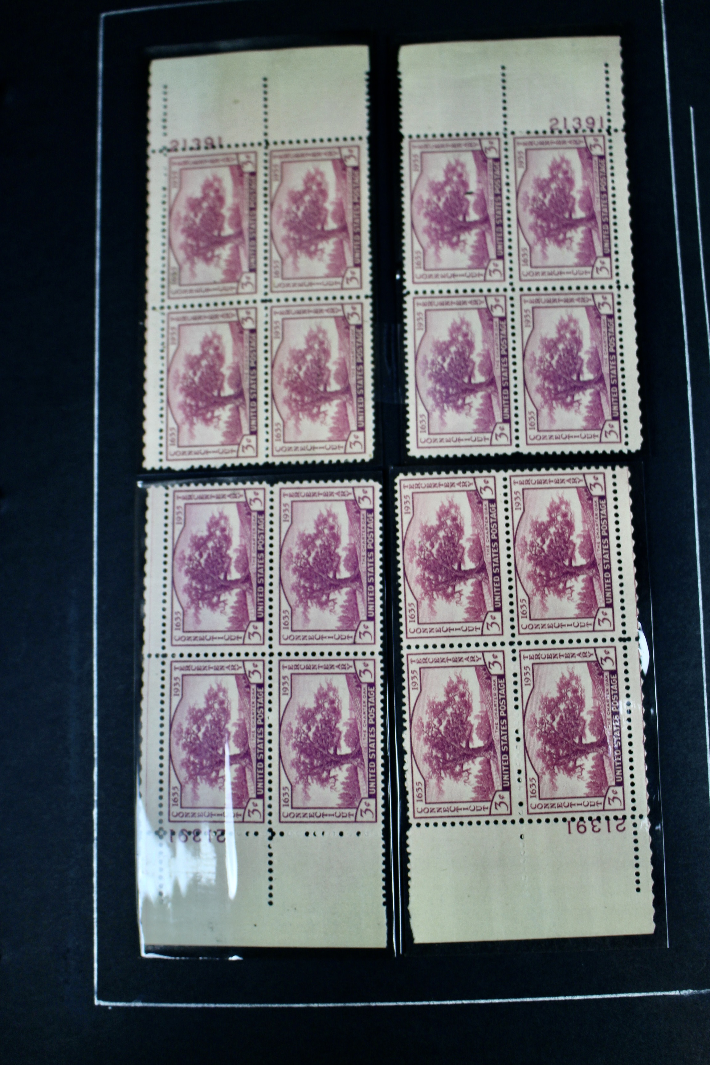 340 Matched Plate Blocks from the 1940's and 1950's