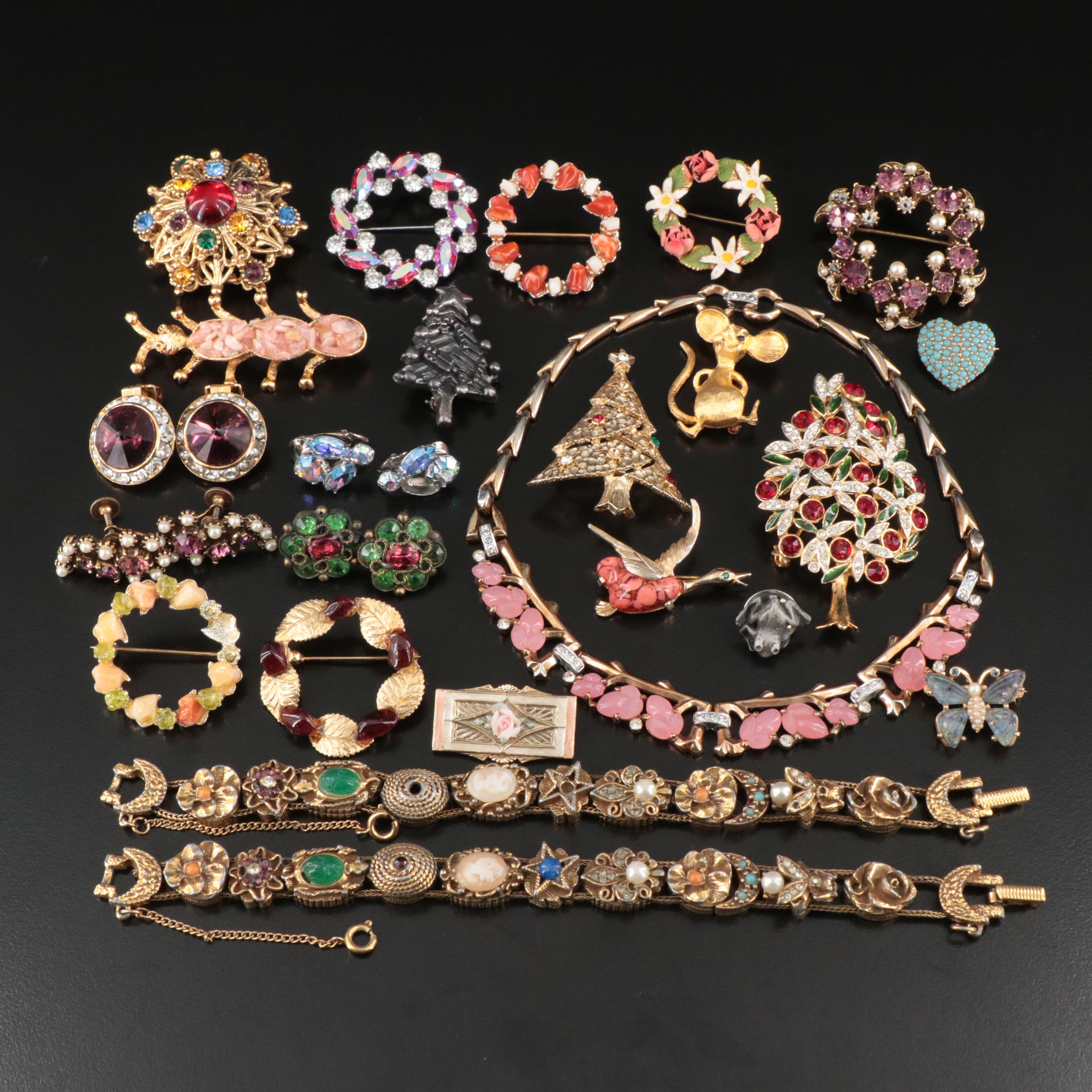 Ciner, B. David and Castlecliff Featured in Vintage Jewelry