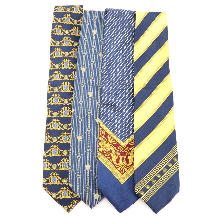 Gianni Versace Silk Neckties | EBTH