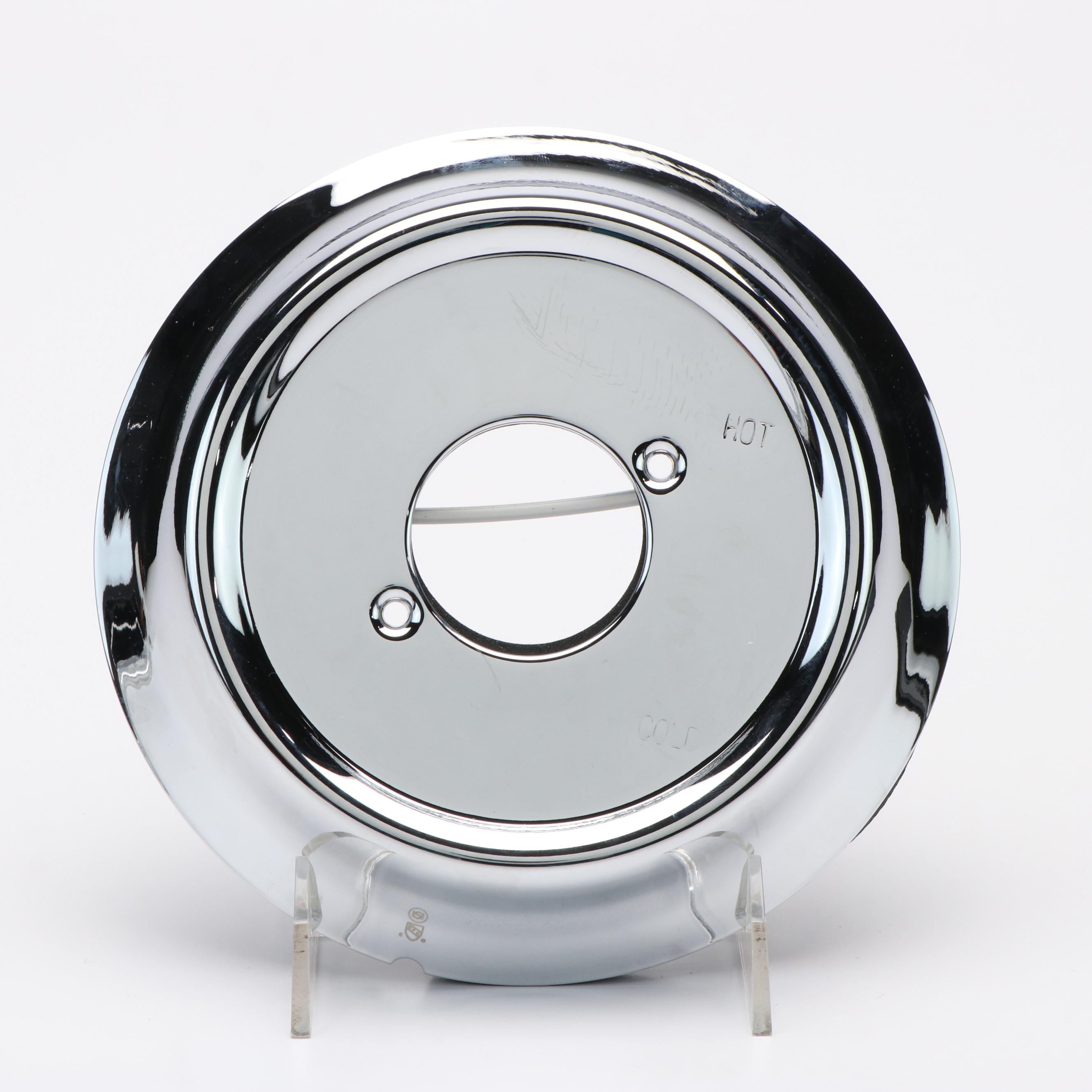 Chrome Finish Shower Riser Pipe, Balance Shower Valve, and Lever Handles