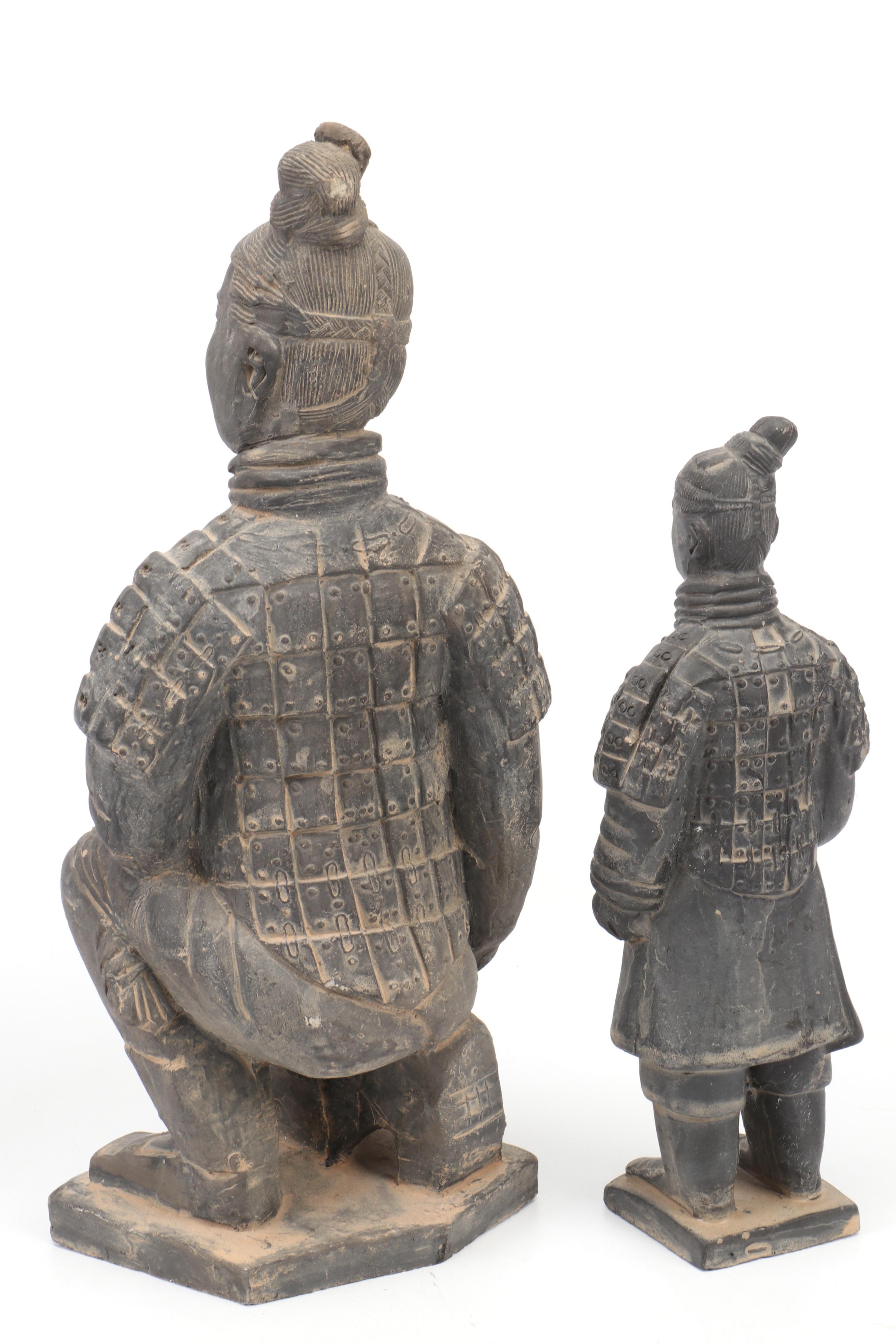 Chinese Terracotta Warrior Figurines and Other Decor