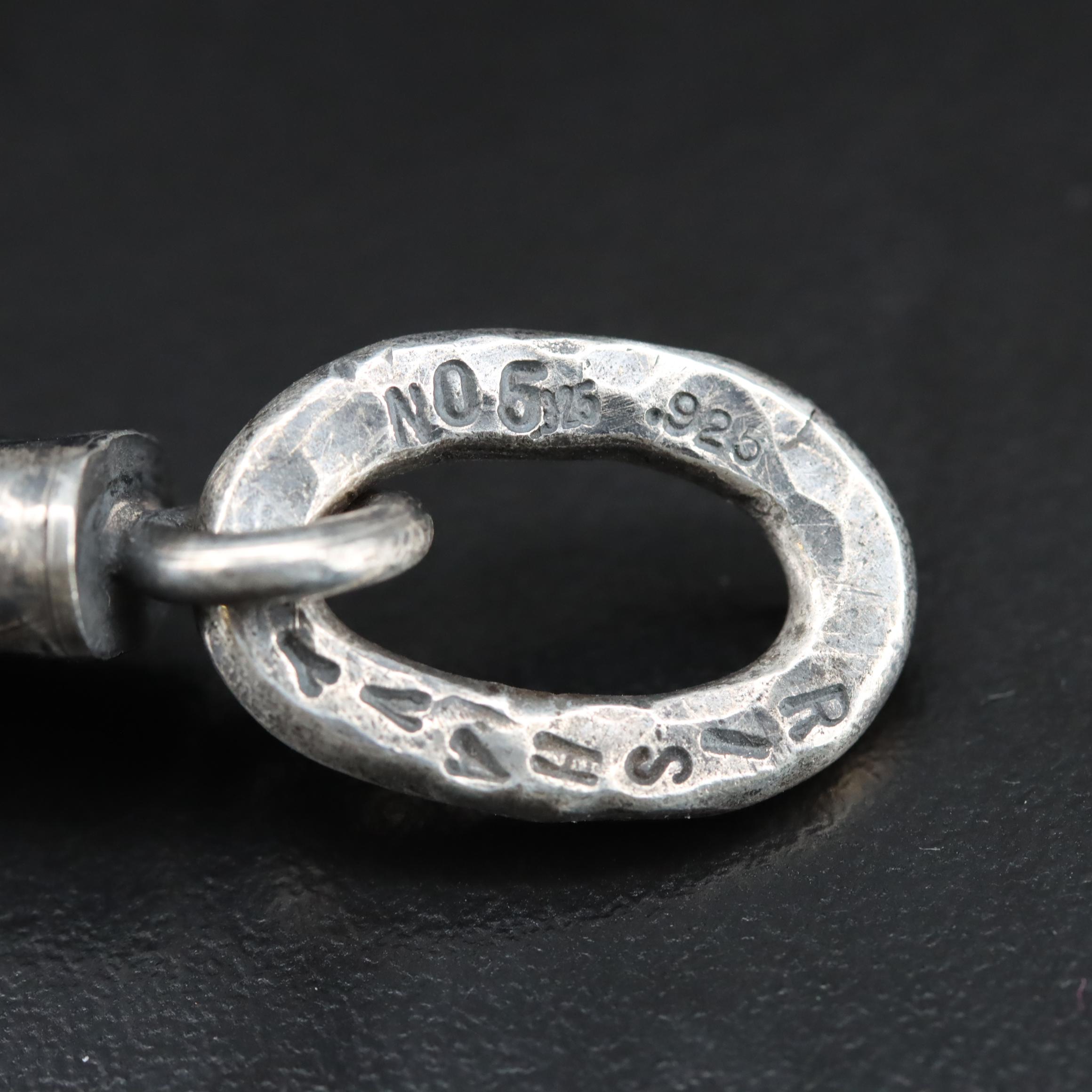 Sterling Wheat Chain Crossover Bracelet