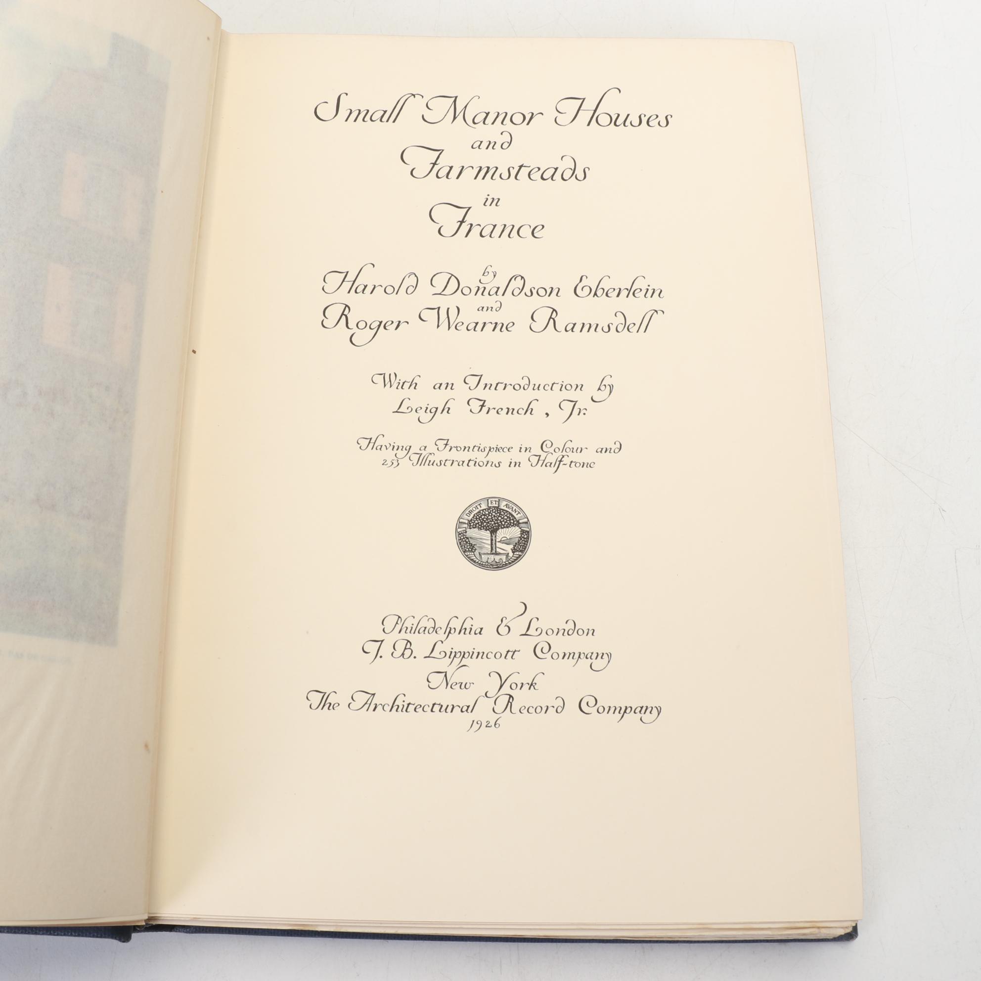 Four Books on Historical Architecture, Early 20th Century