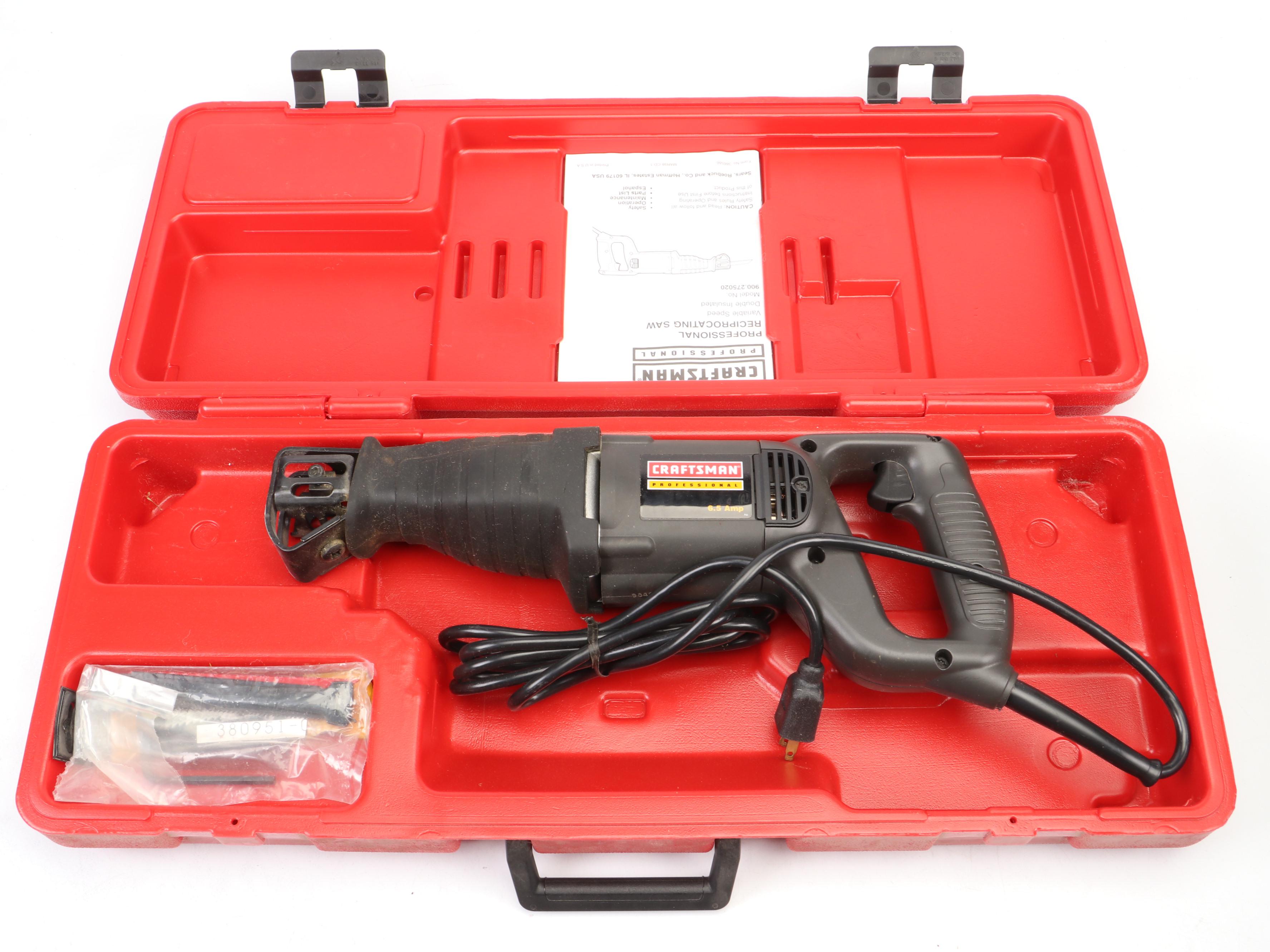 Craftsman Reciprocating Saw With More Woodworking and Shop Tools