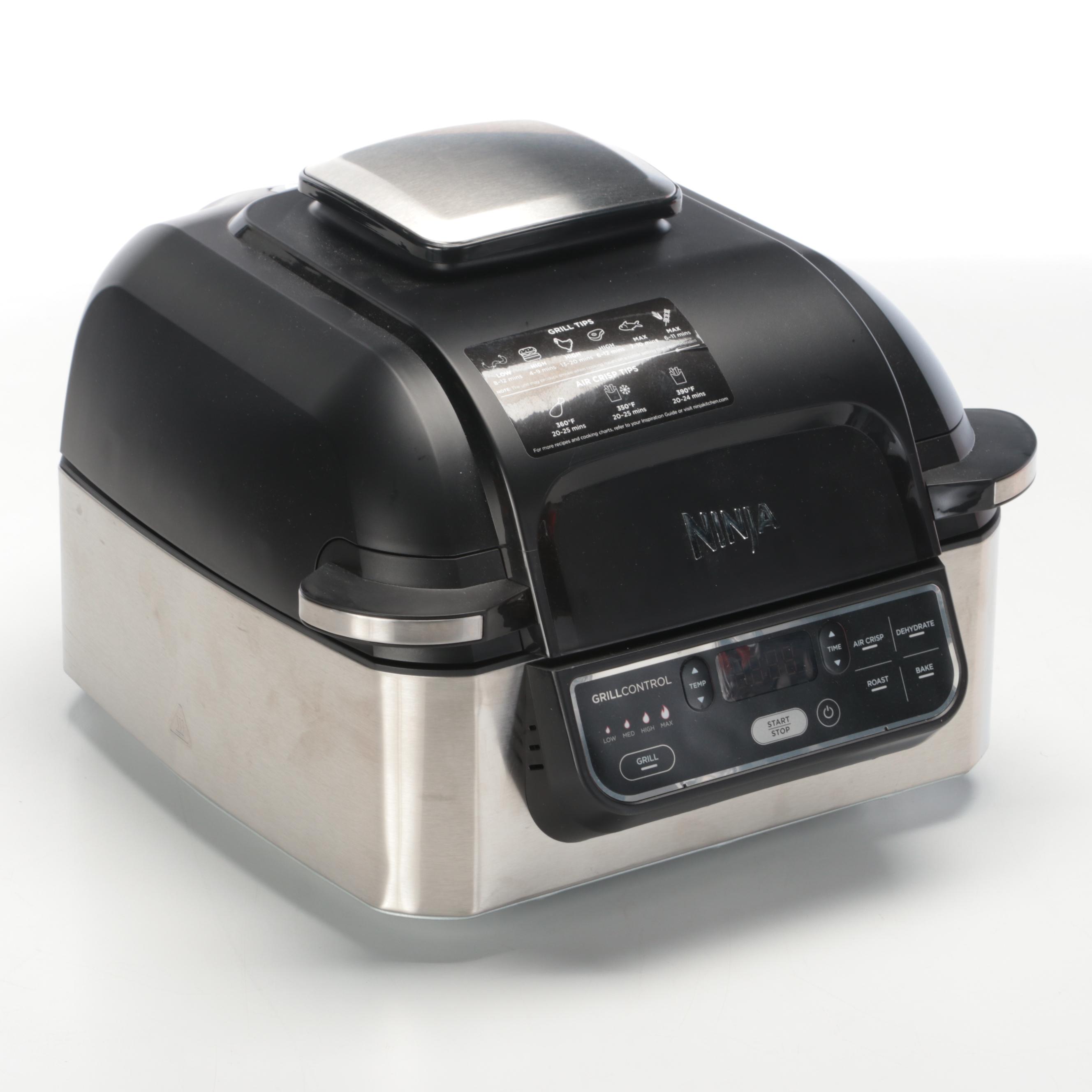 Ninja Foodi Grill, Hamilton Beach Juicer, Sous Vide Container and Thermometer