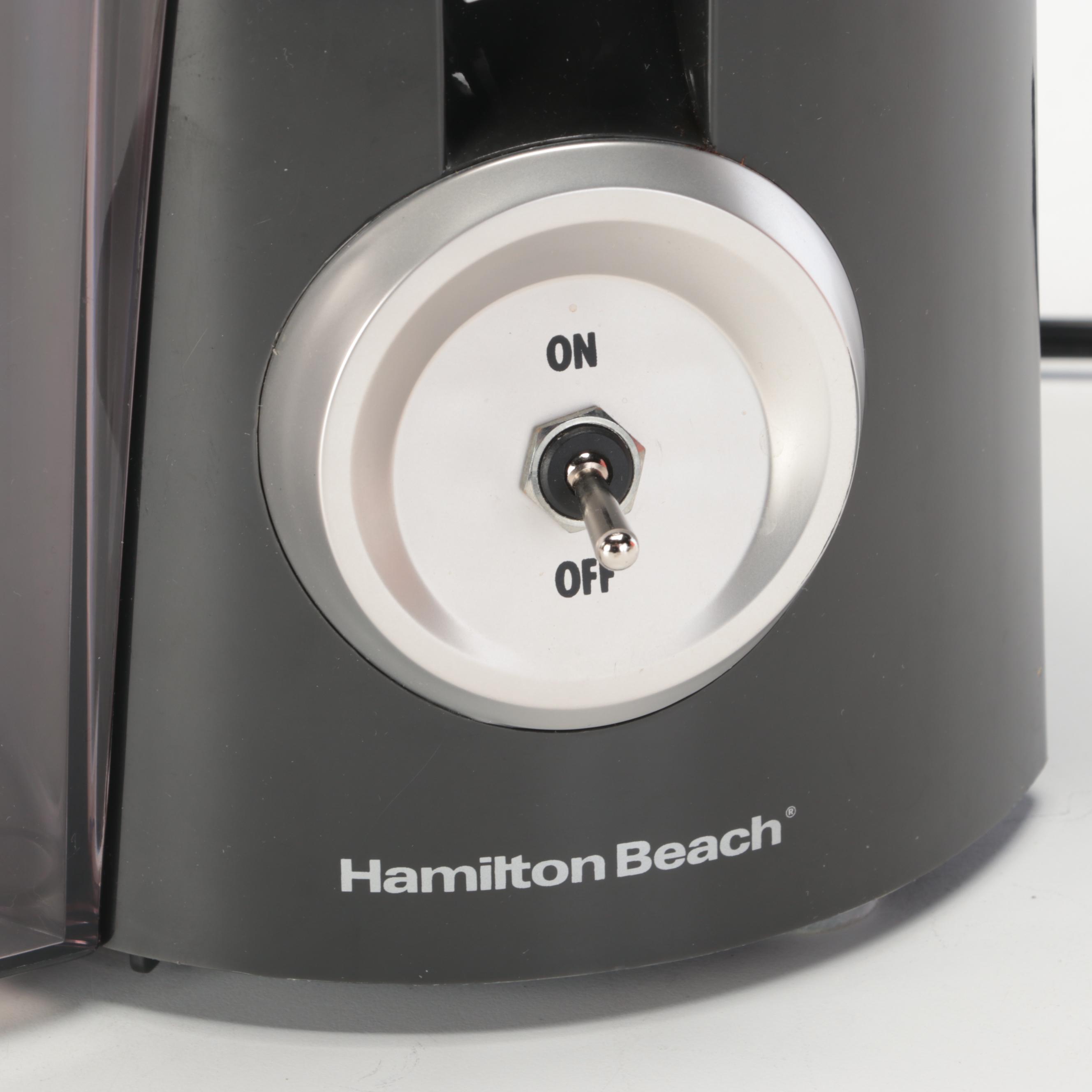 Ninja Foodi Grill, Hamilton Beach Juicer, Sous Vide Container and Thermometer