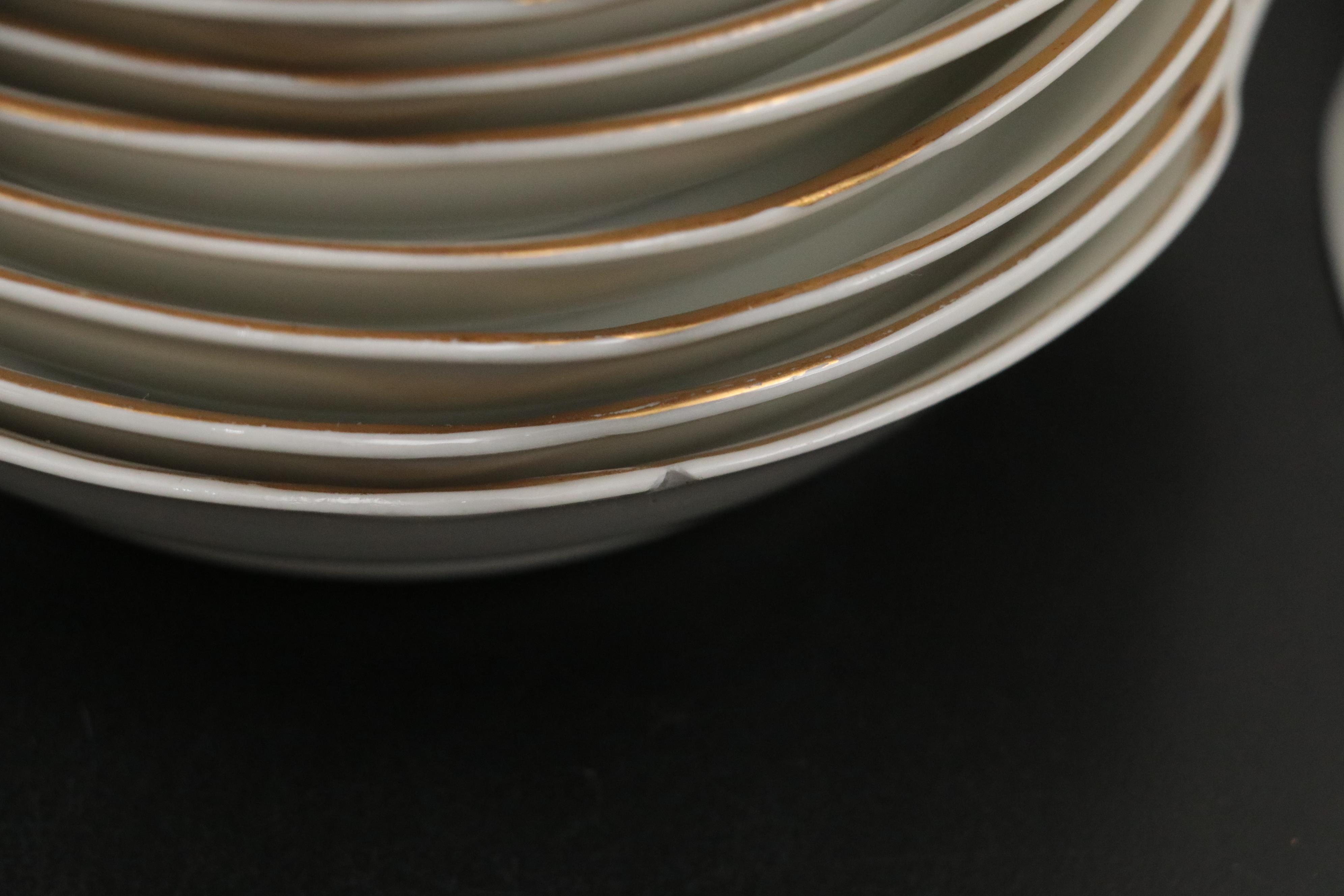 Haviland Limoges "Silver Anniversary" Porcelain Dinnerware