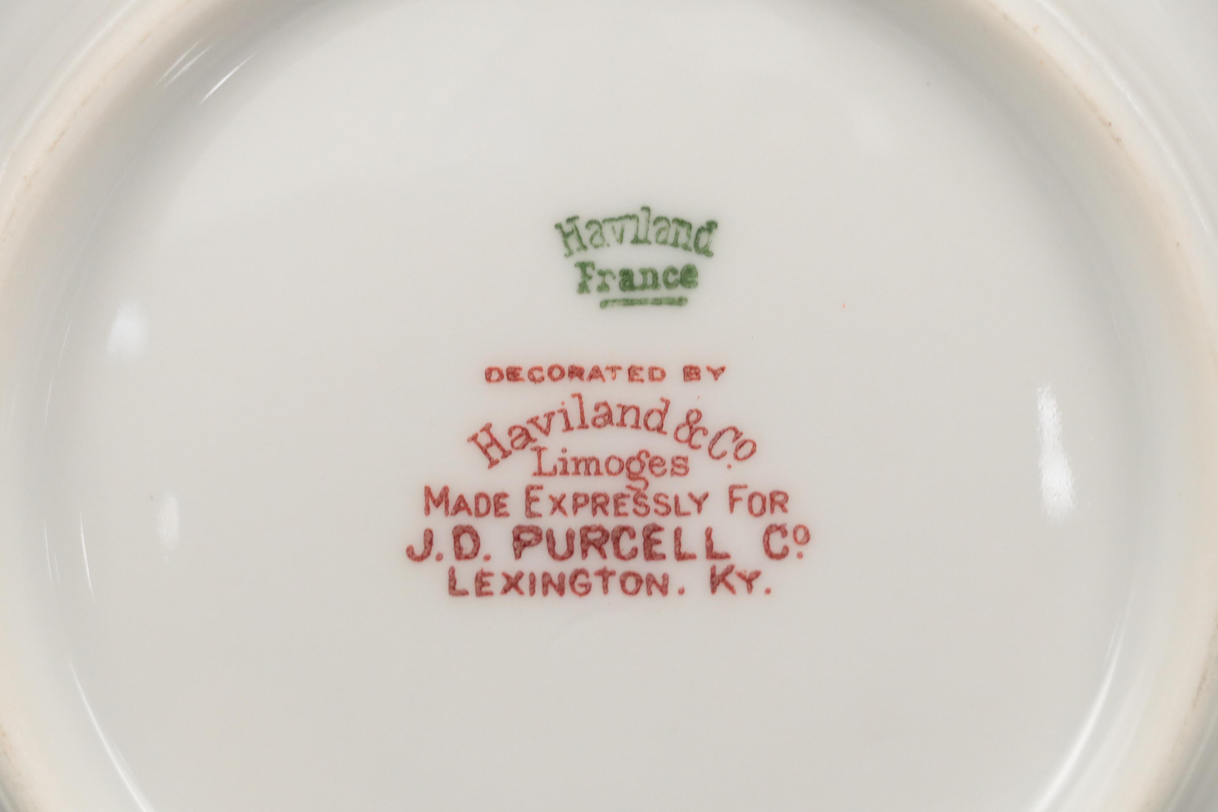 Haviland Limoges "Silver Anniversary" Porcelain Dinnerware