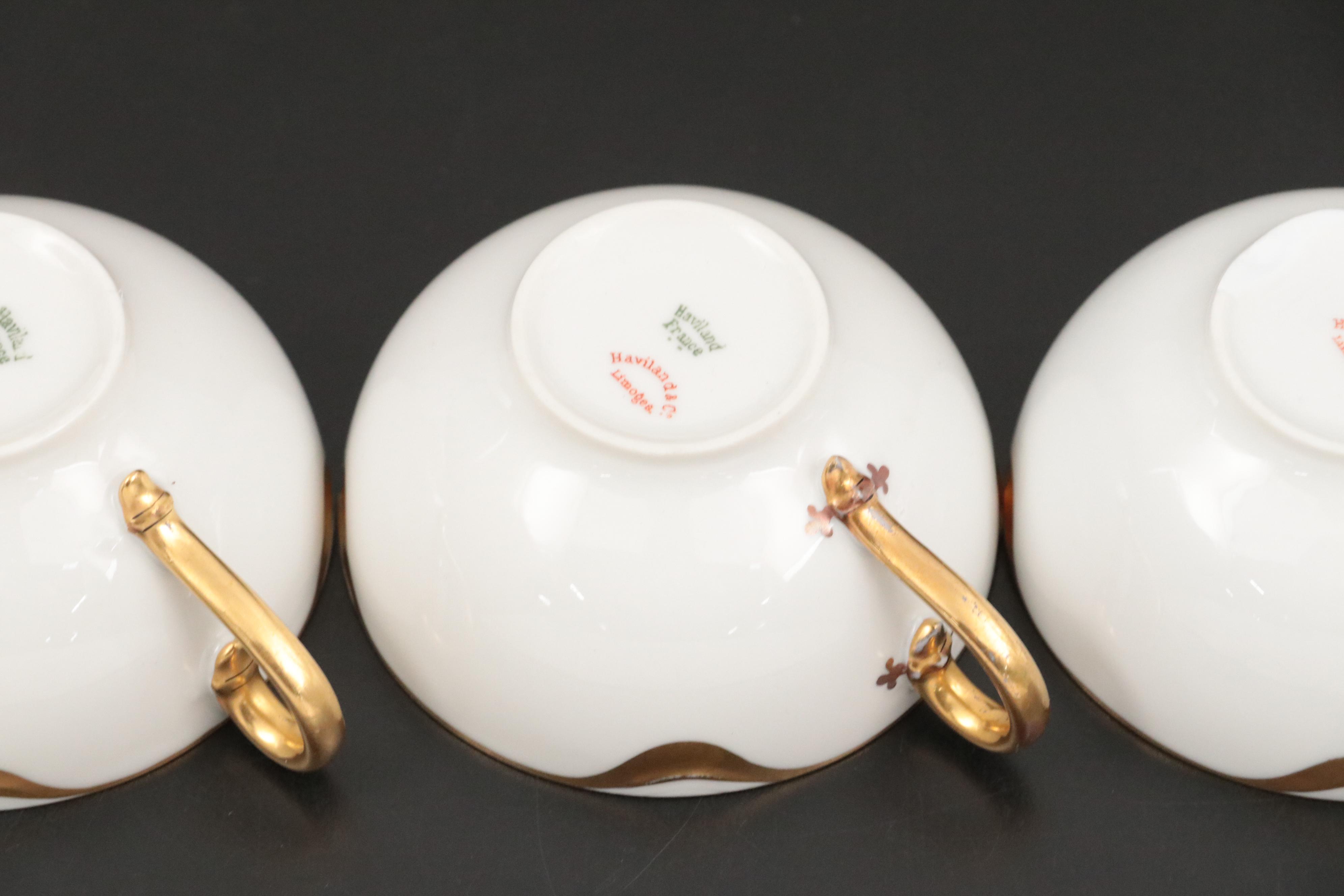 Haviland Limoges "Silver Anniversary" Porcelain Dinnerware