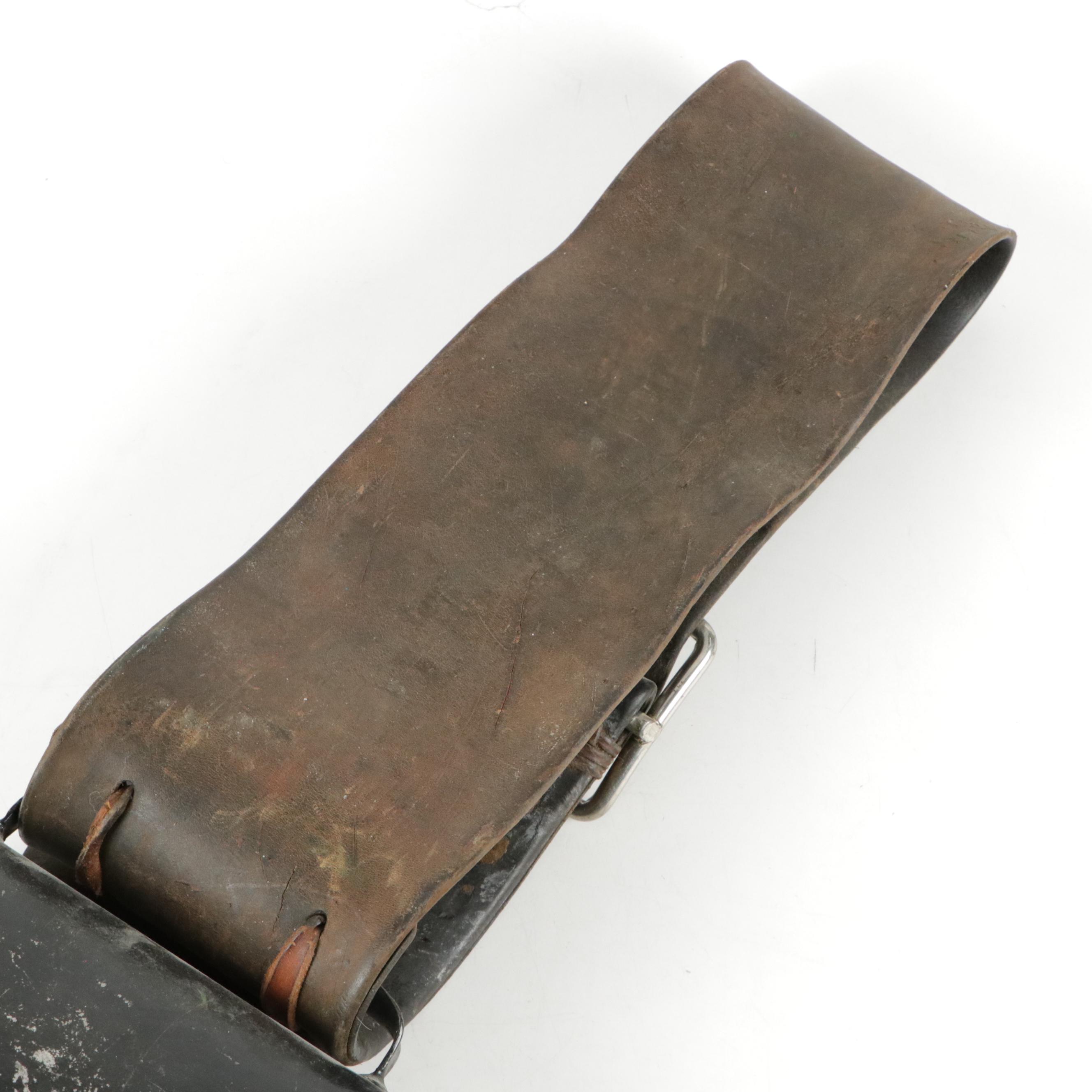 Large Cow Bell With Leather Strap
