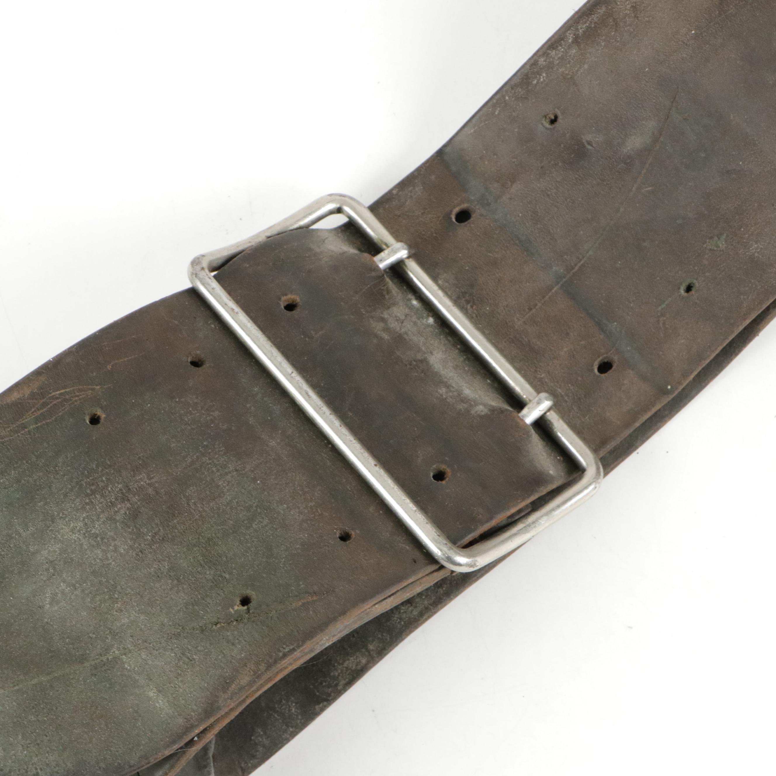 Large Cow Bell With Leather Strap