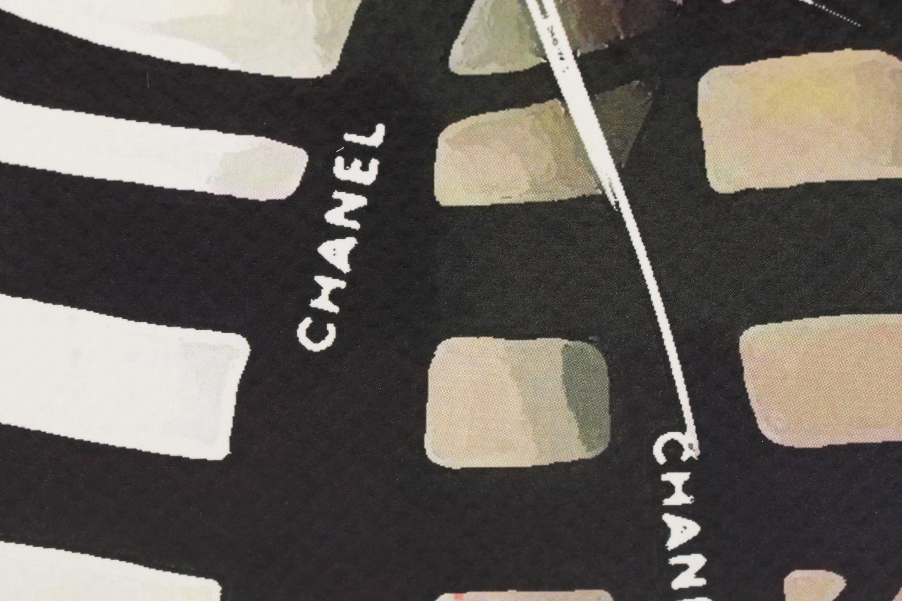 Death NYC Pop Art Graphic Print of Cat x Chanel, 2023