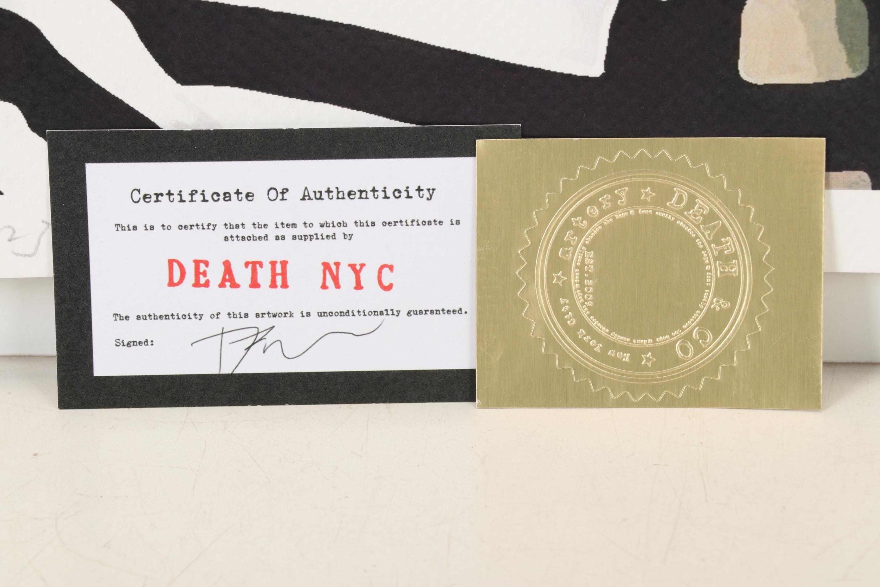 Death NYC Pop Art Graphic Print of Cat x Chanel, 2023