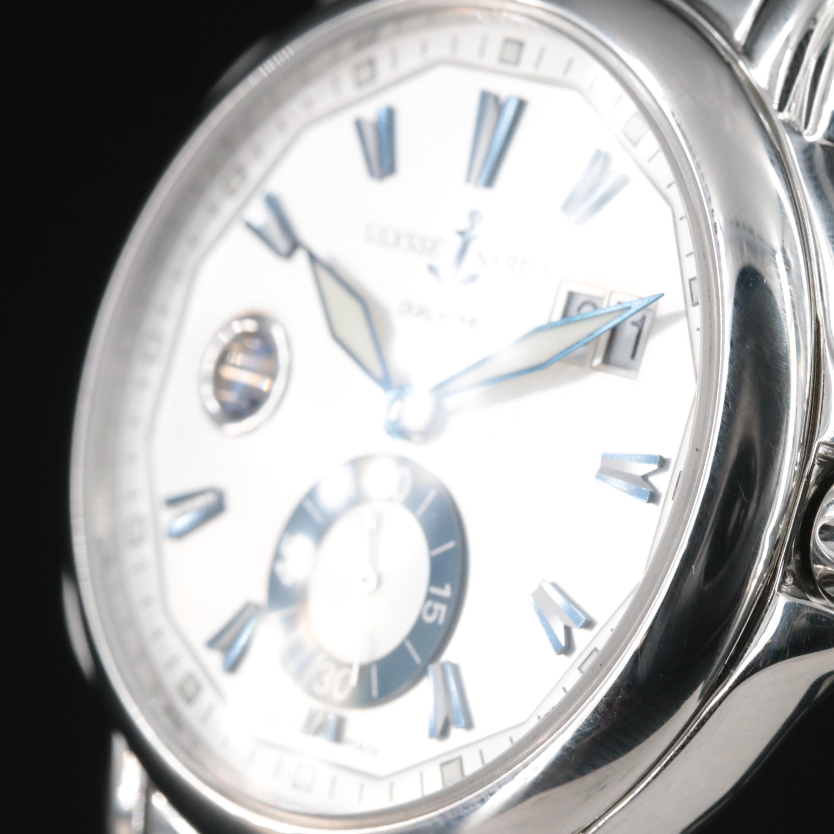 Ulysse Nardin Dual Time, Silver Dial, 42MM Steel Automatic Watch