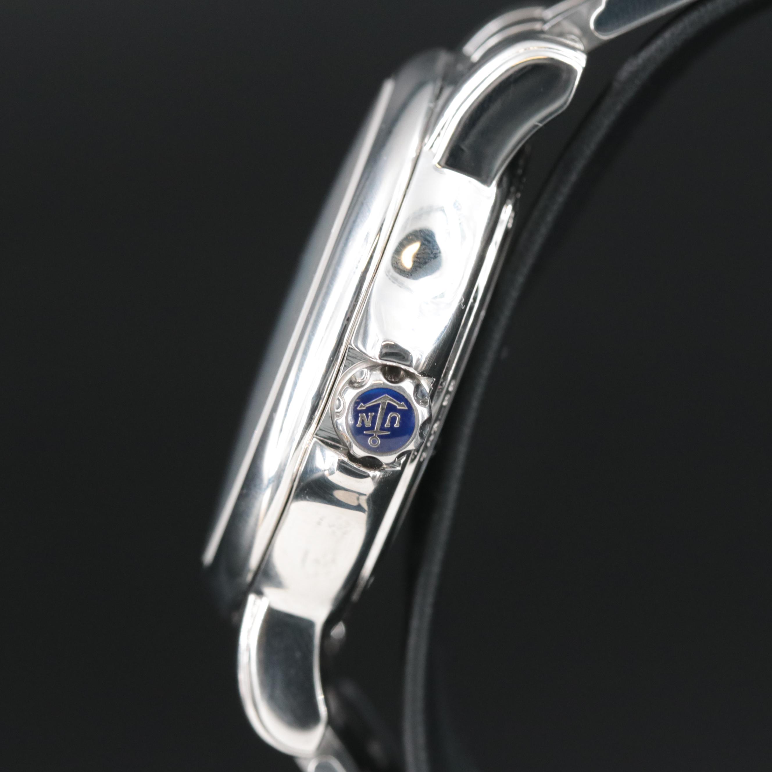 Ulysse Nardin Dual Time, Silver Dial, 42MM Steel Automatic Watch