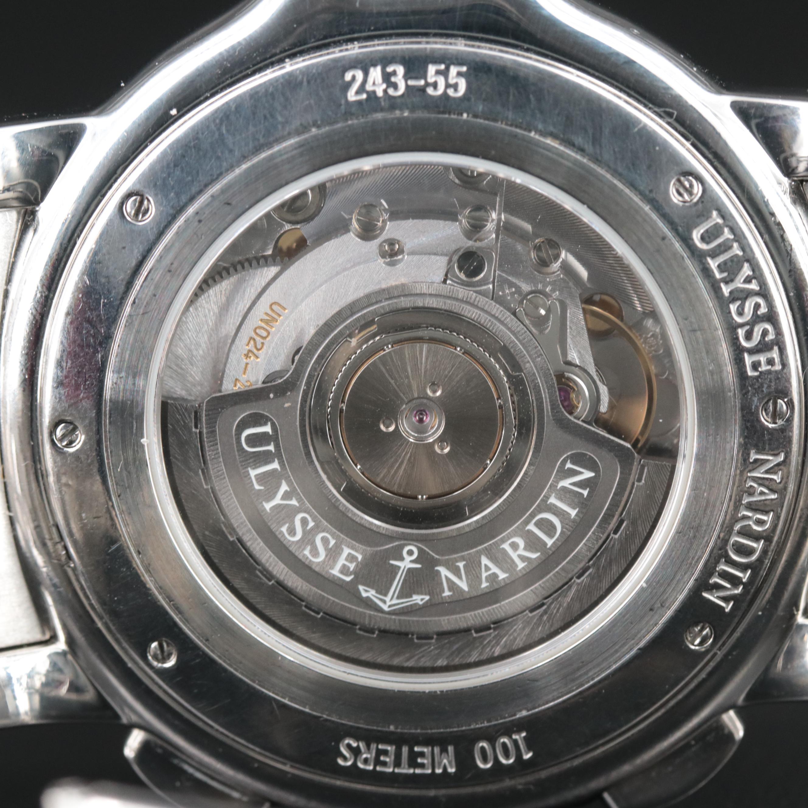 Ulysse Nardin Dual Time, Silver Dial, 42MM Steel Automatic Watch