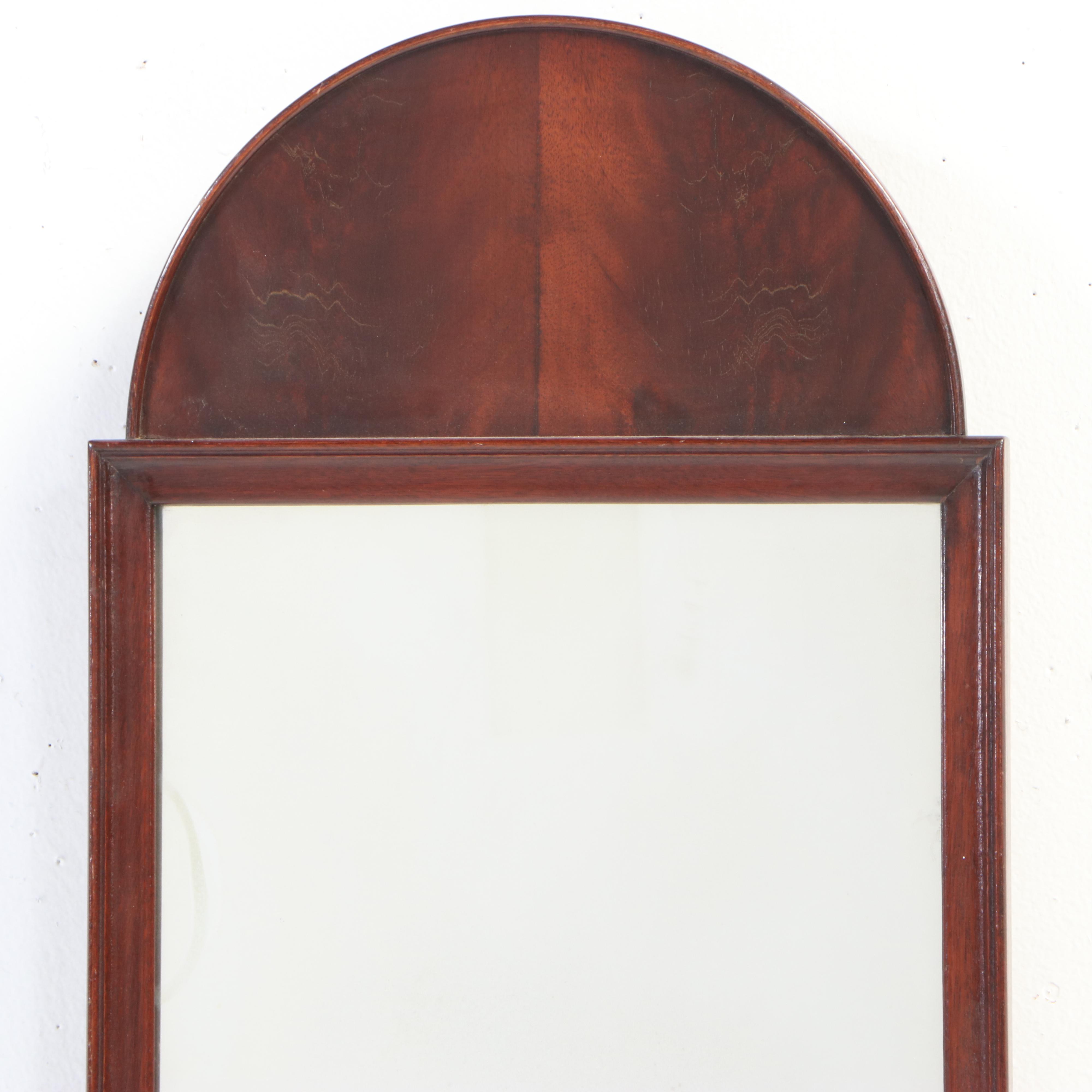 Arch Top Wooden Wall Mirror