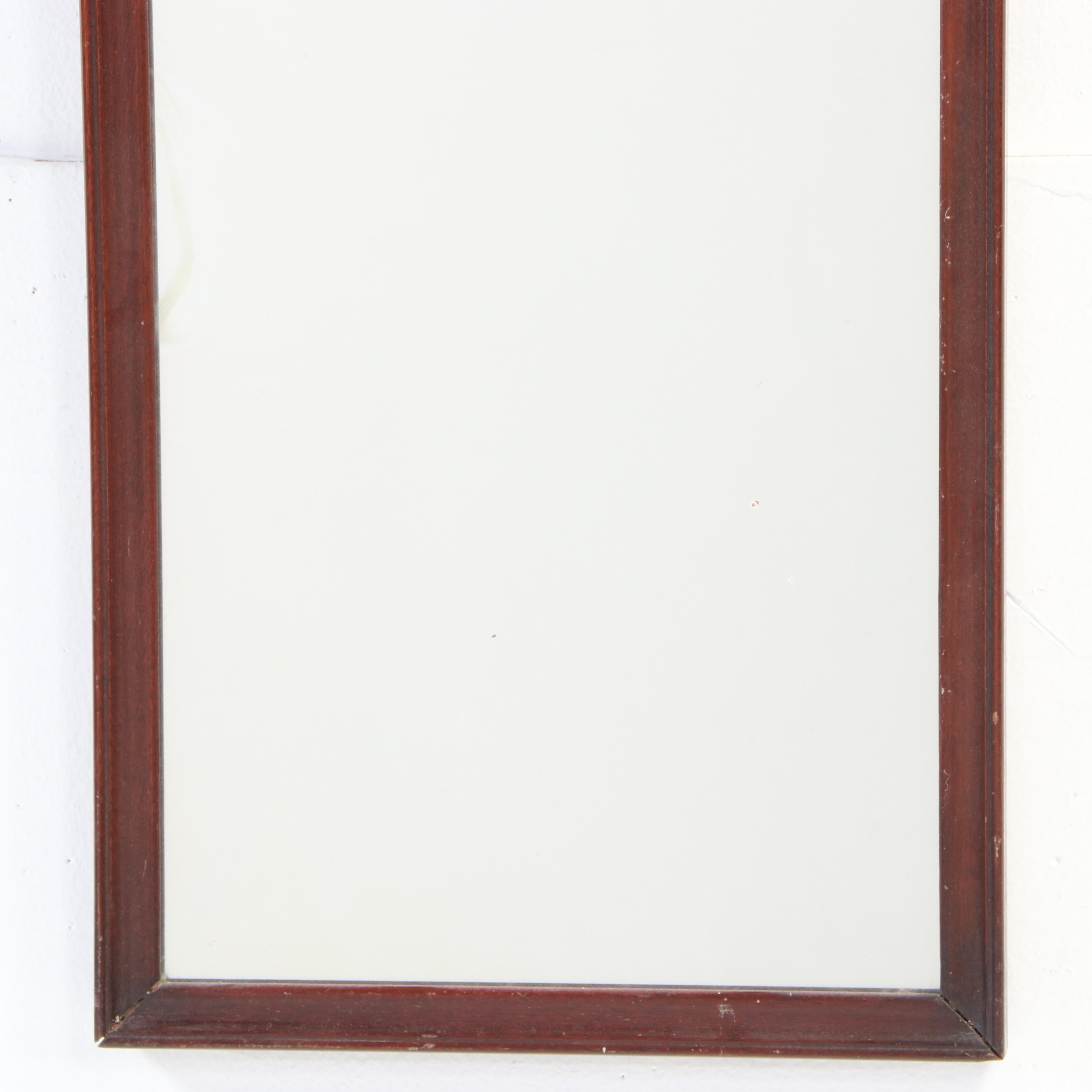 Arch Top Wooden Wall Mirror