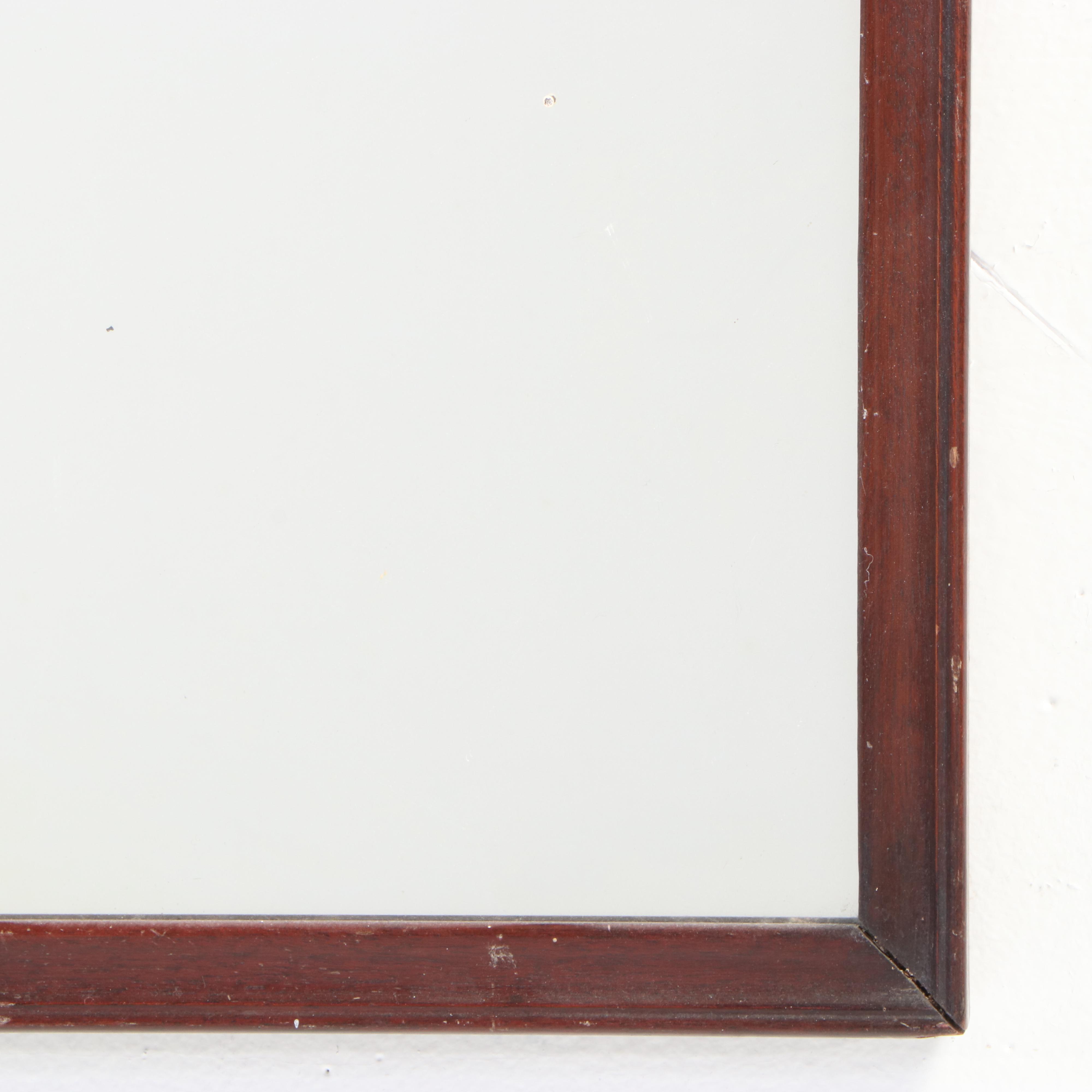 Arch Top Wooden Wall Mirror