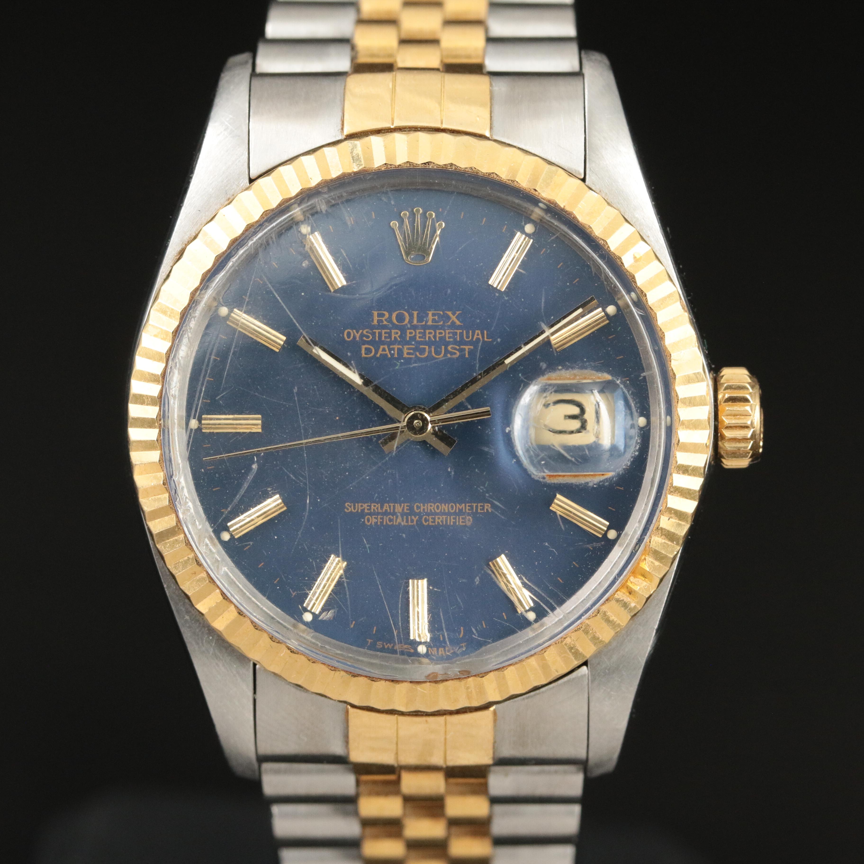 1987 - 1988 Rolex Oyster Perpetual Datejust Watch