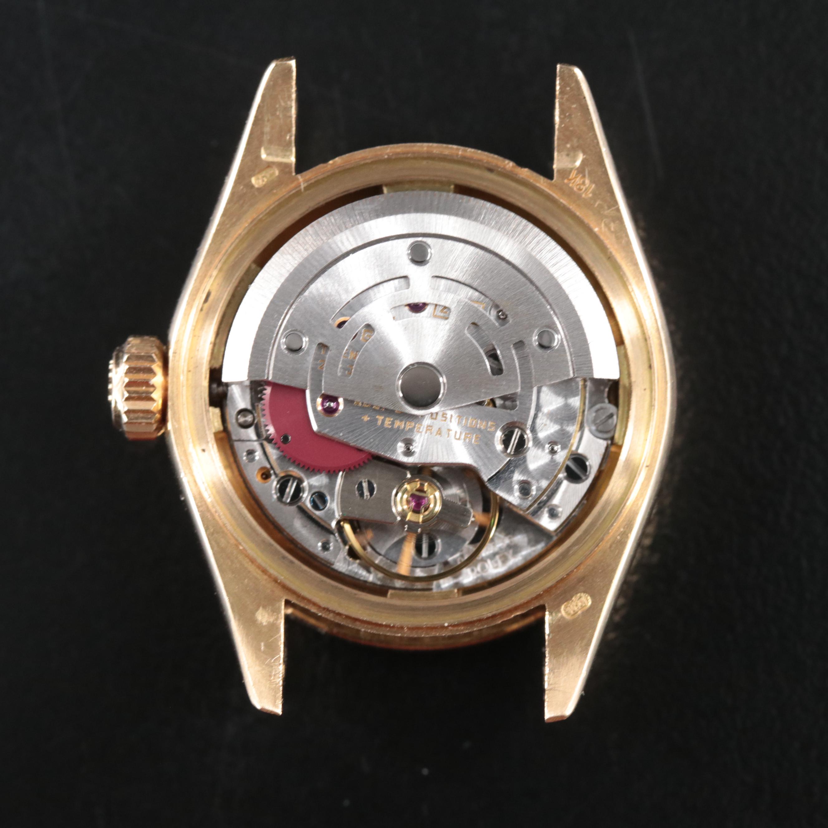 1986 Rolex Custom Diamond Case and 18K Bracelet Watch