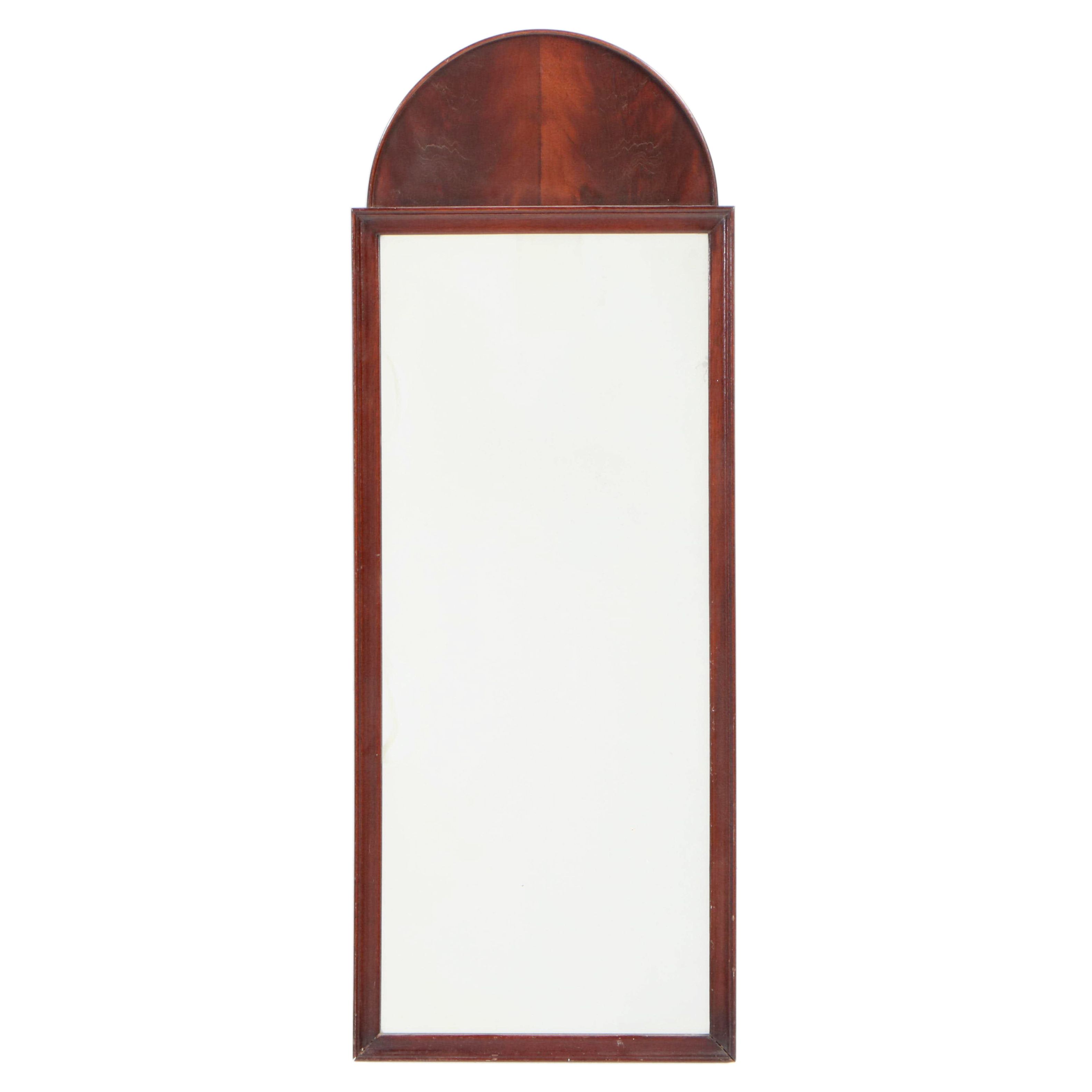 Arch Top Wooden Wall Mirror